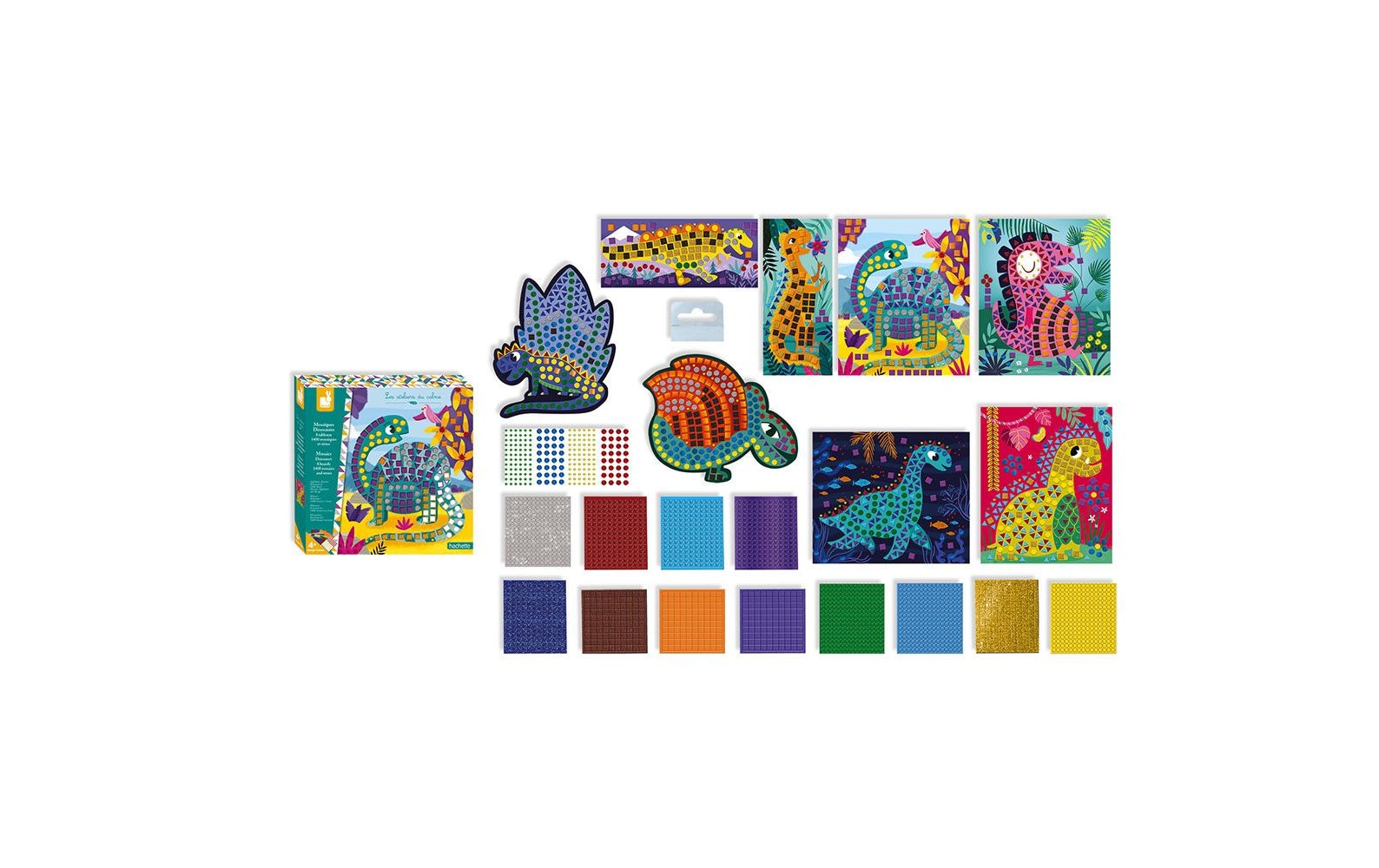 Janod Kreativset »Bastelset Dinosaurier Mosaik«