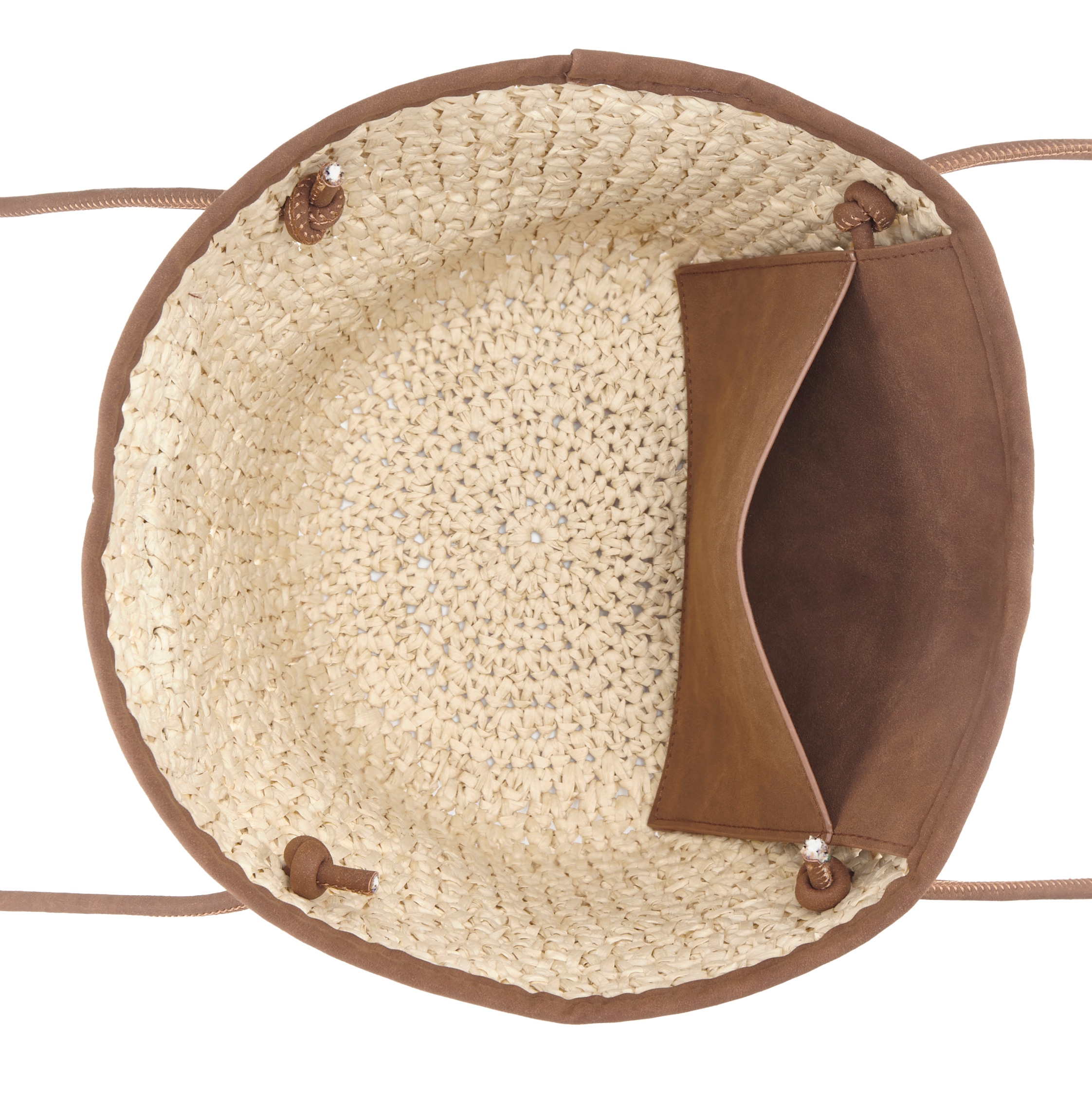 LASCANA Shopper »Strandtasche« Schultertasche, Korbtasche, Tragetasche, Bast-Optik