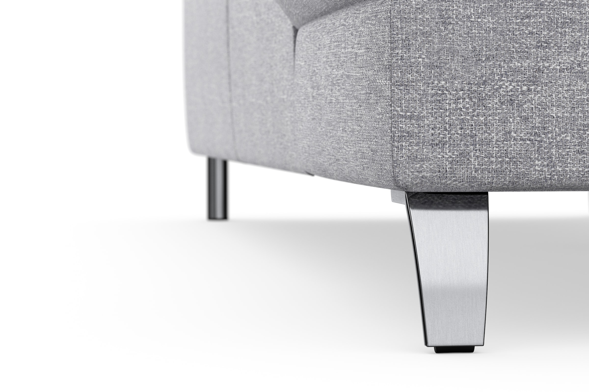sit&more Ecksofa »Grenoble L-Form mit Federkern«, wahlweise mit Bettfunktion, Bettkasten, Arm- und Kopfteilverstellung
