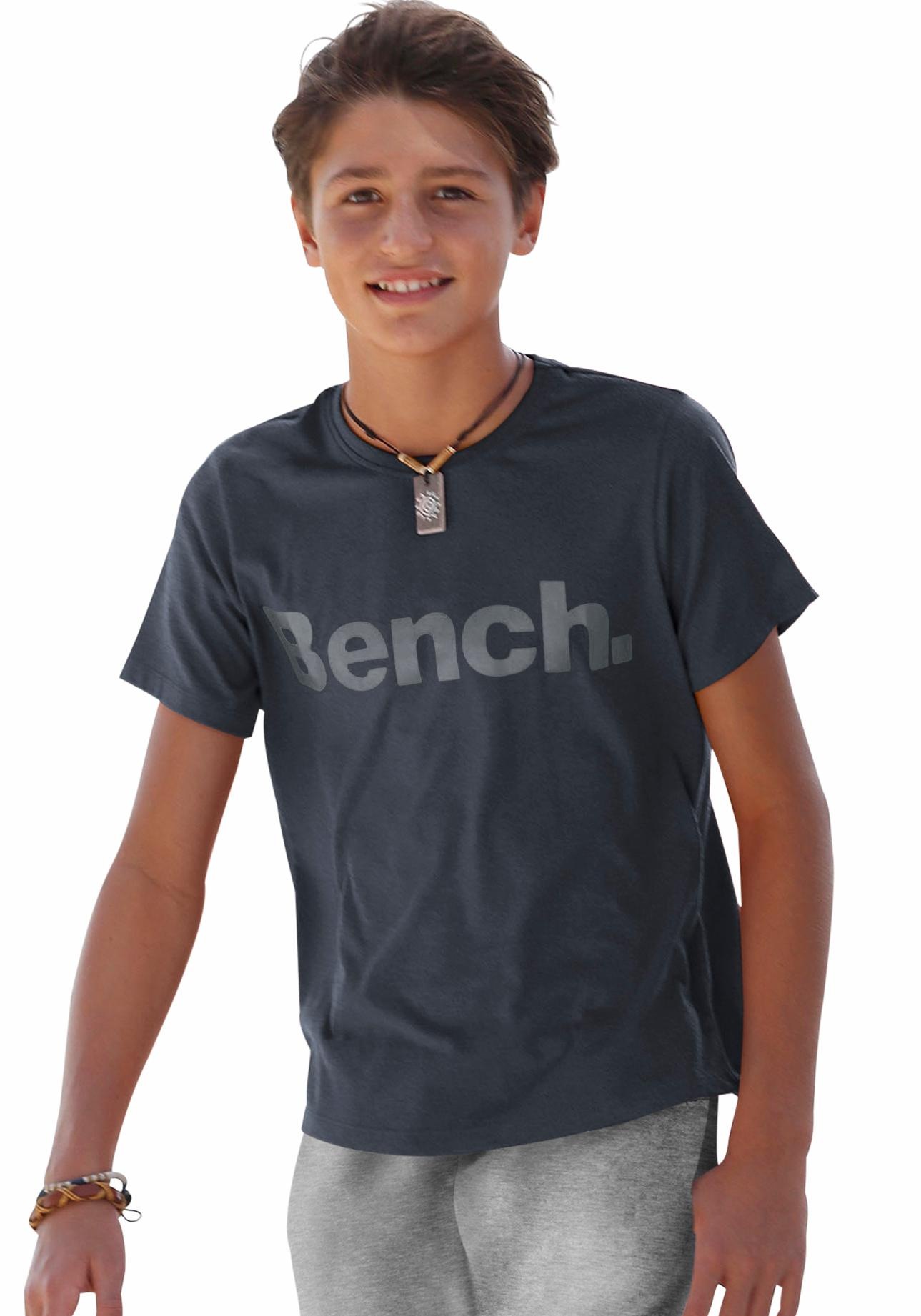 Bench. T-Shirt »Basic«, in melierter Optik online bestellen