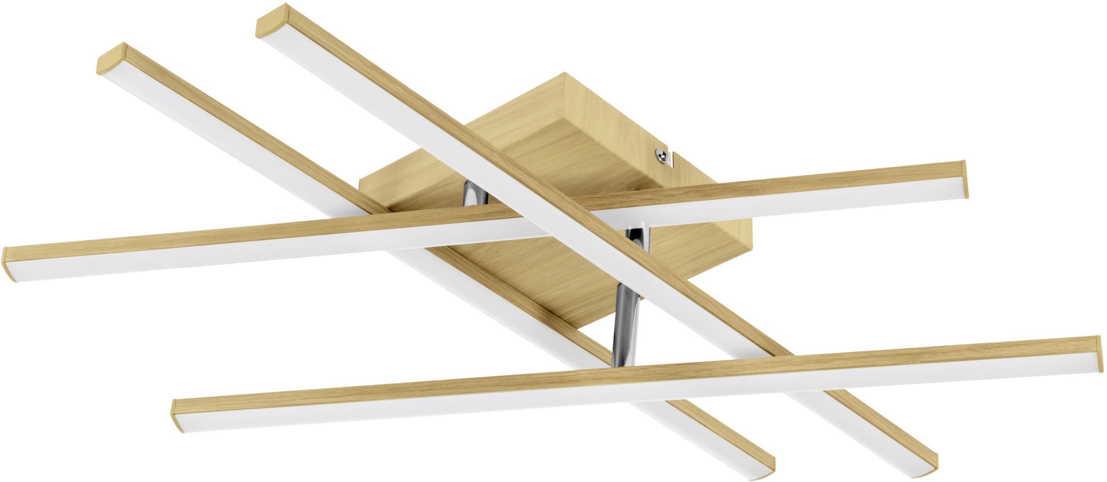 EGLO LED Deckenleuchte »LASANA 4 Wand- / Deckenlampe - Stahl, Alu - LED - 2 günstig online kaufen