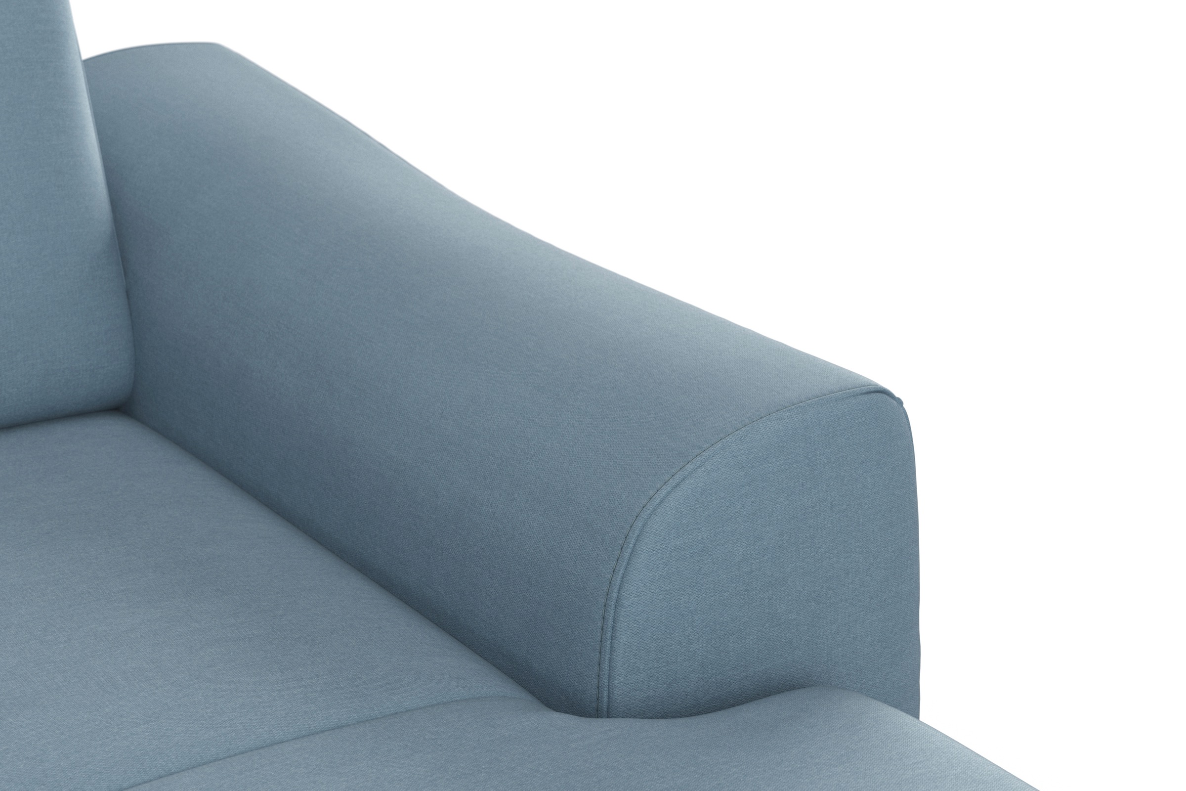 sit&more Wohnlandschaft »Dundee U-Form«, mit Federkern und Edelstahlfüßen, wahlweise mit Kopfteilverstellung