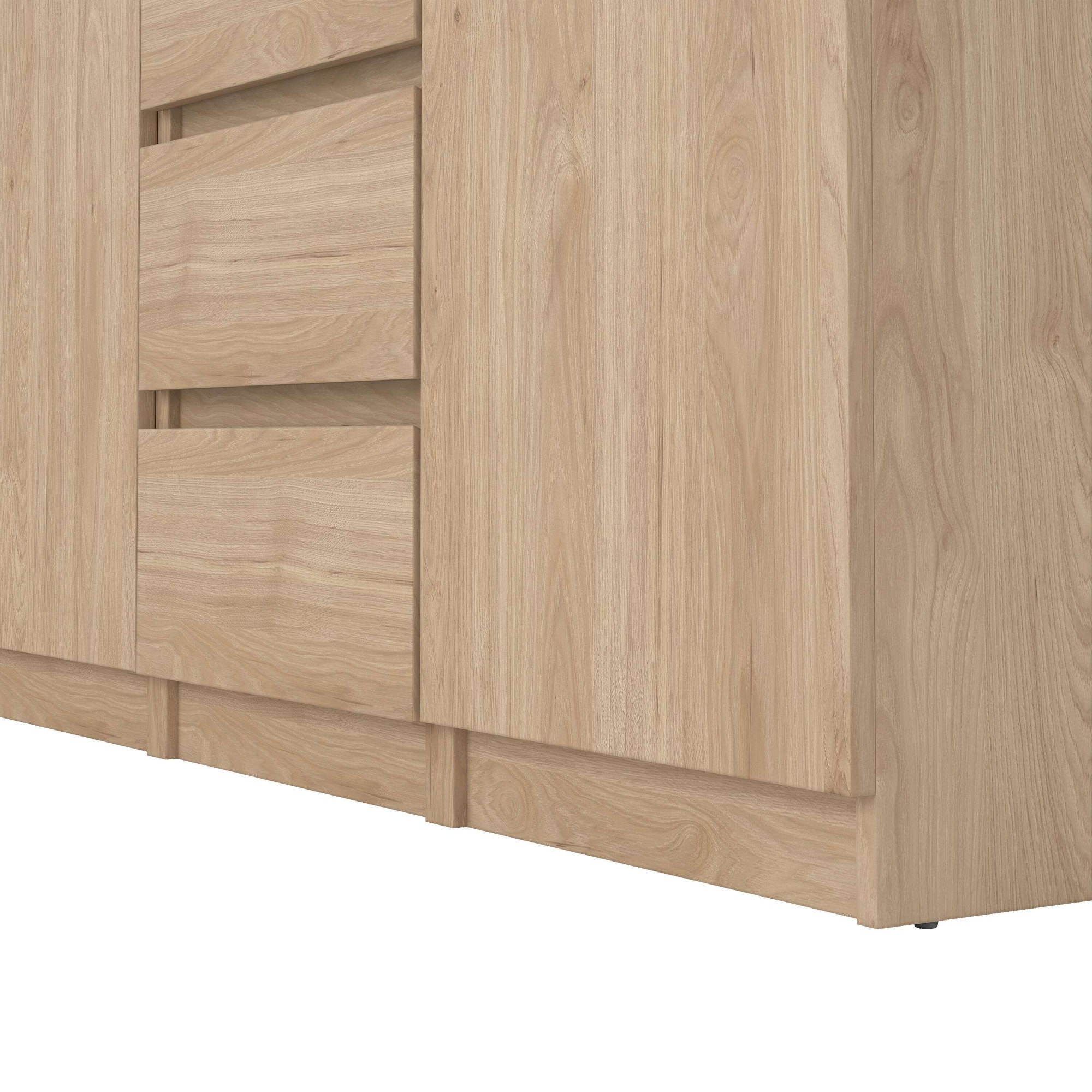 INOSIGN Kommode »Naia, Sideboard, 4 Schubladen, 2 Türen, Aufbewahrung, grifflose Front« Mit Einlegeböden, modern, skandinavisches Design, in mehrere Farben