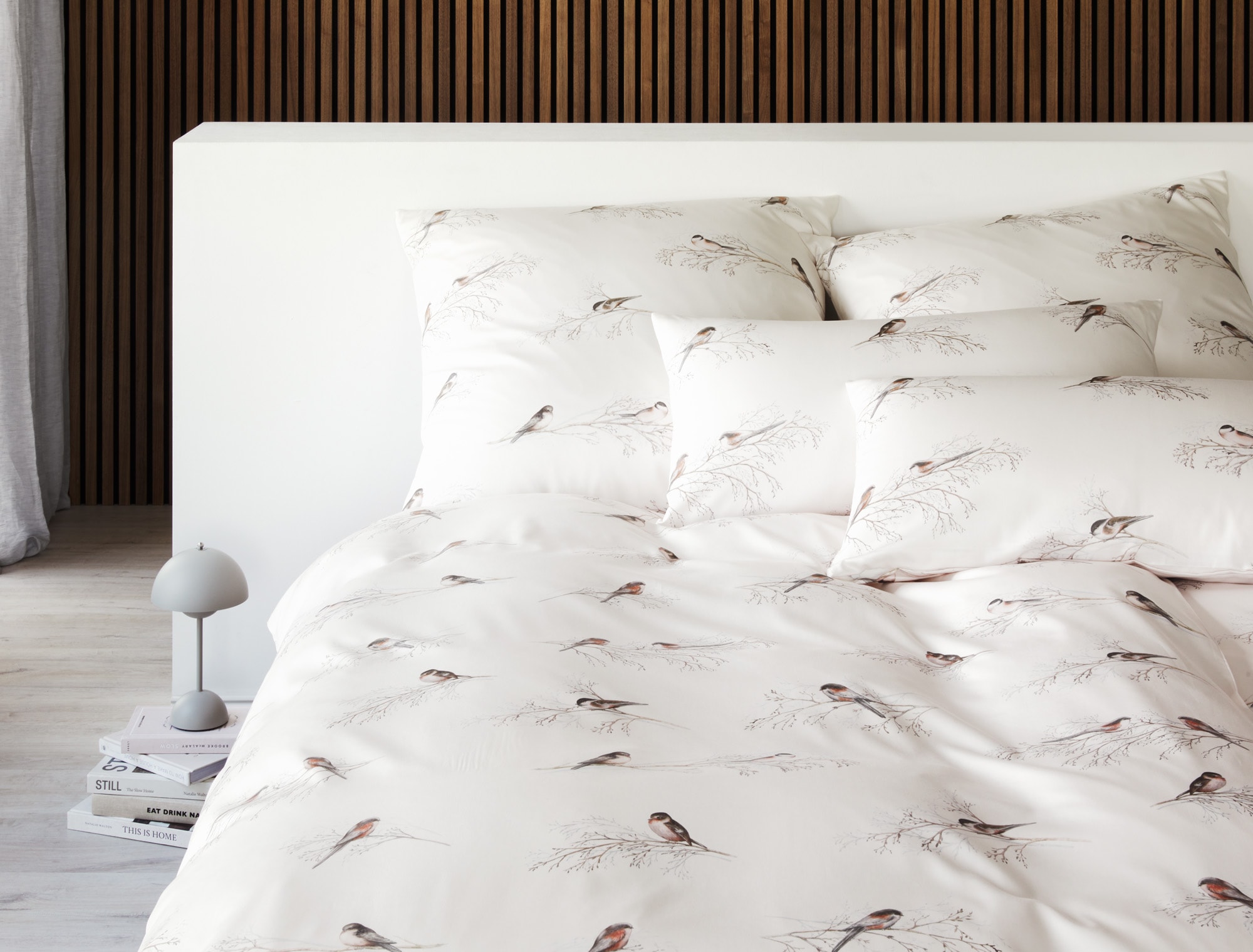 Elegante Bettwäsche »Spätzchen« 2 Stk. tlg. angenehmes Hautgefühl günstig online kaufen