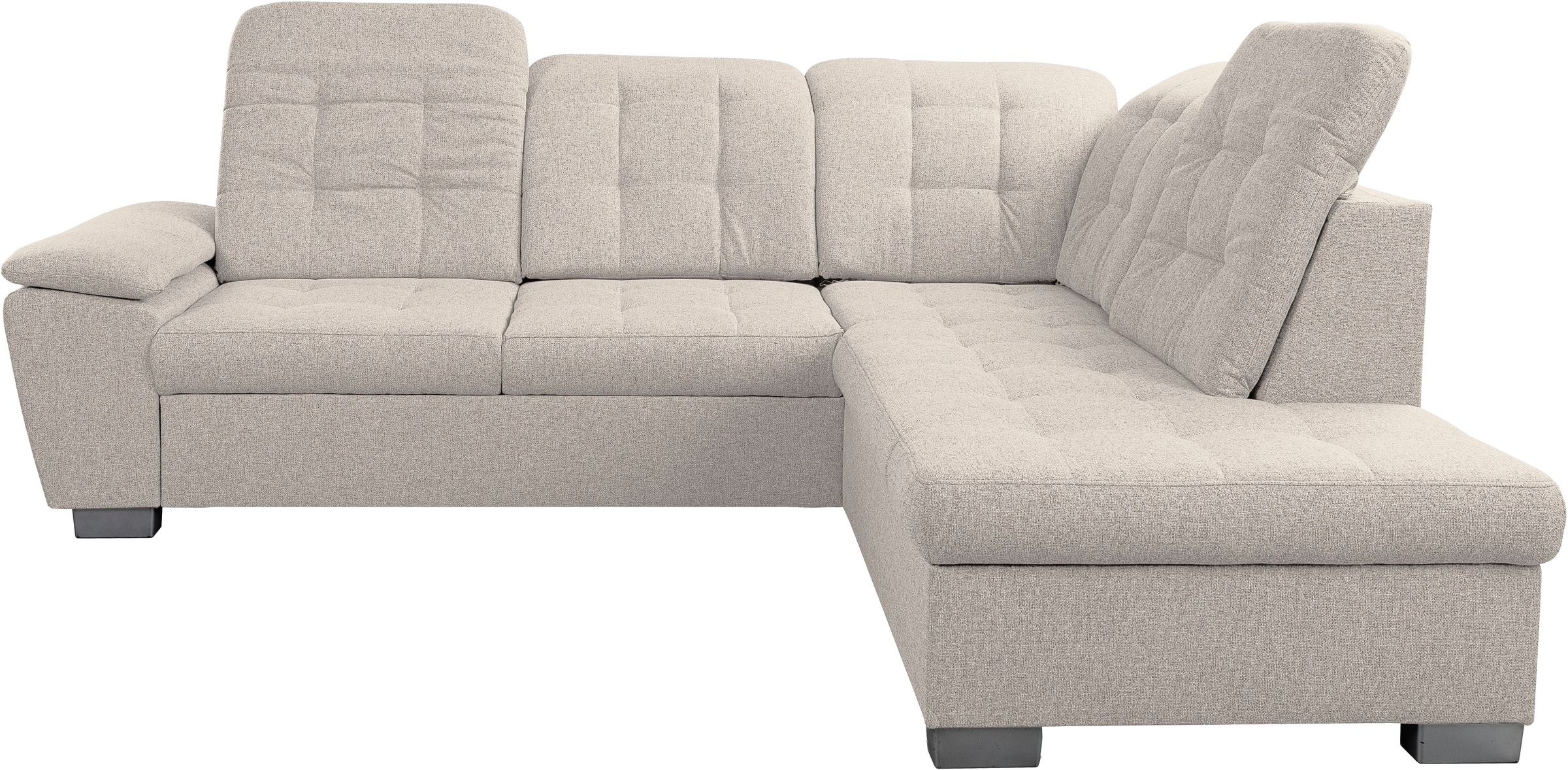 WERK2 Ecksofa »Bonny inkl. Kopfteilverstellung, Bettfunktion, Stauraum, L-F günstig online kaufen