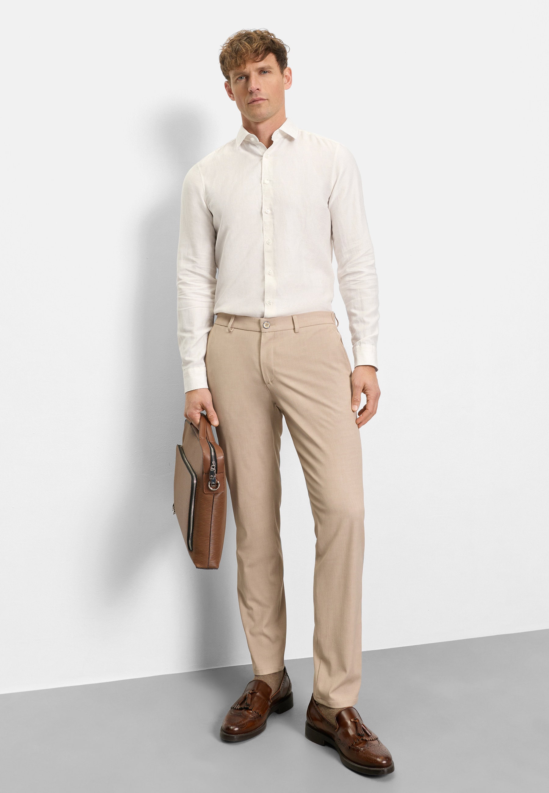 OLYMP Businesshemd »OLYMP Level Five garment washed, body fit, Kent«