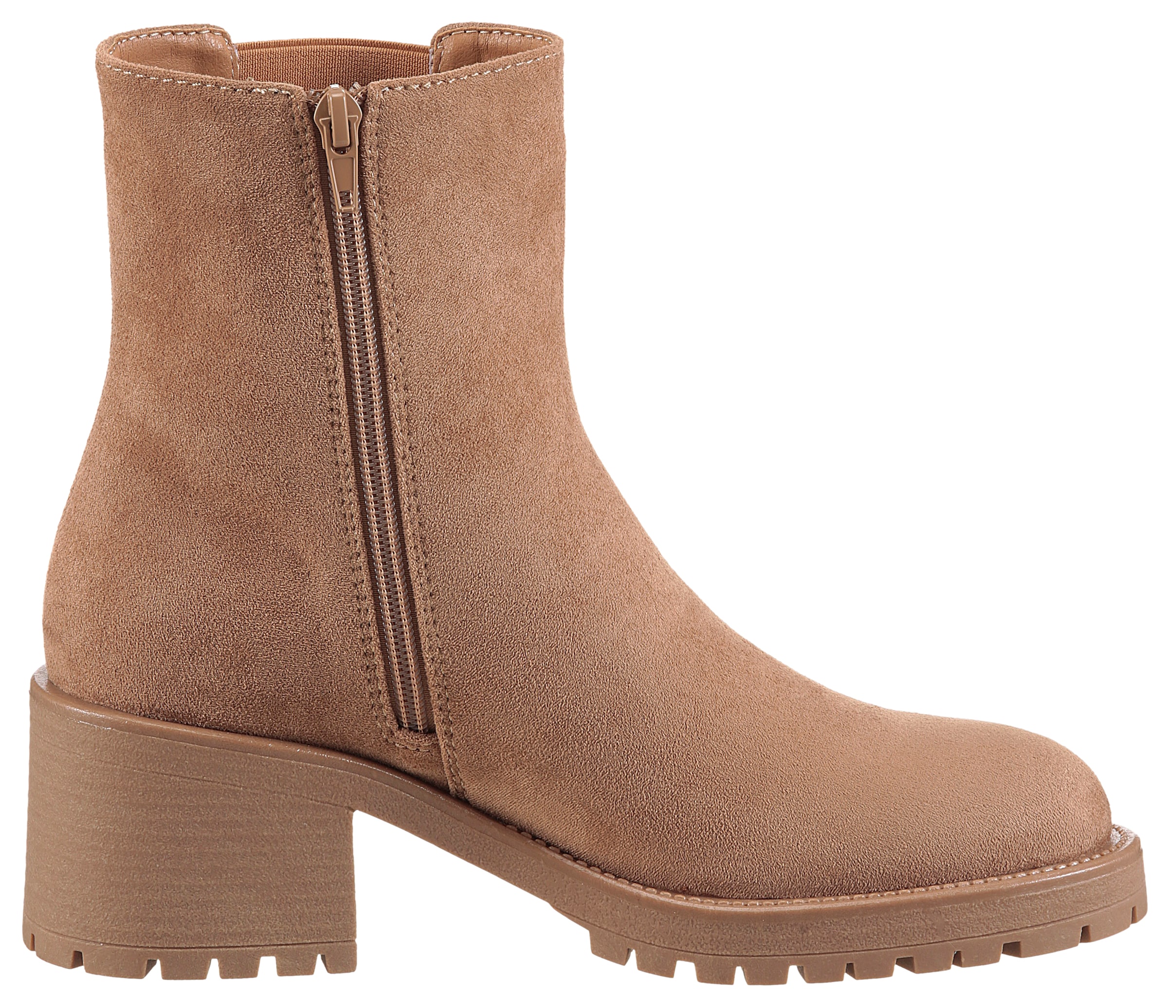 Aniston SHOES Chelseaboots  Stiefelette mit Reißverschluss und Stretcheinsatz - NEUE KOLLEKTION