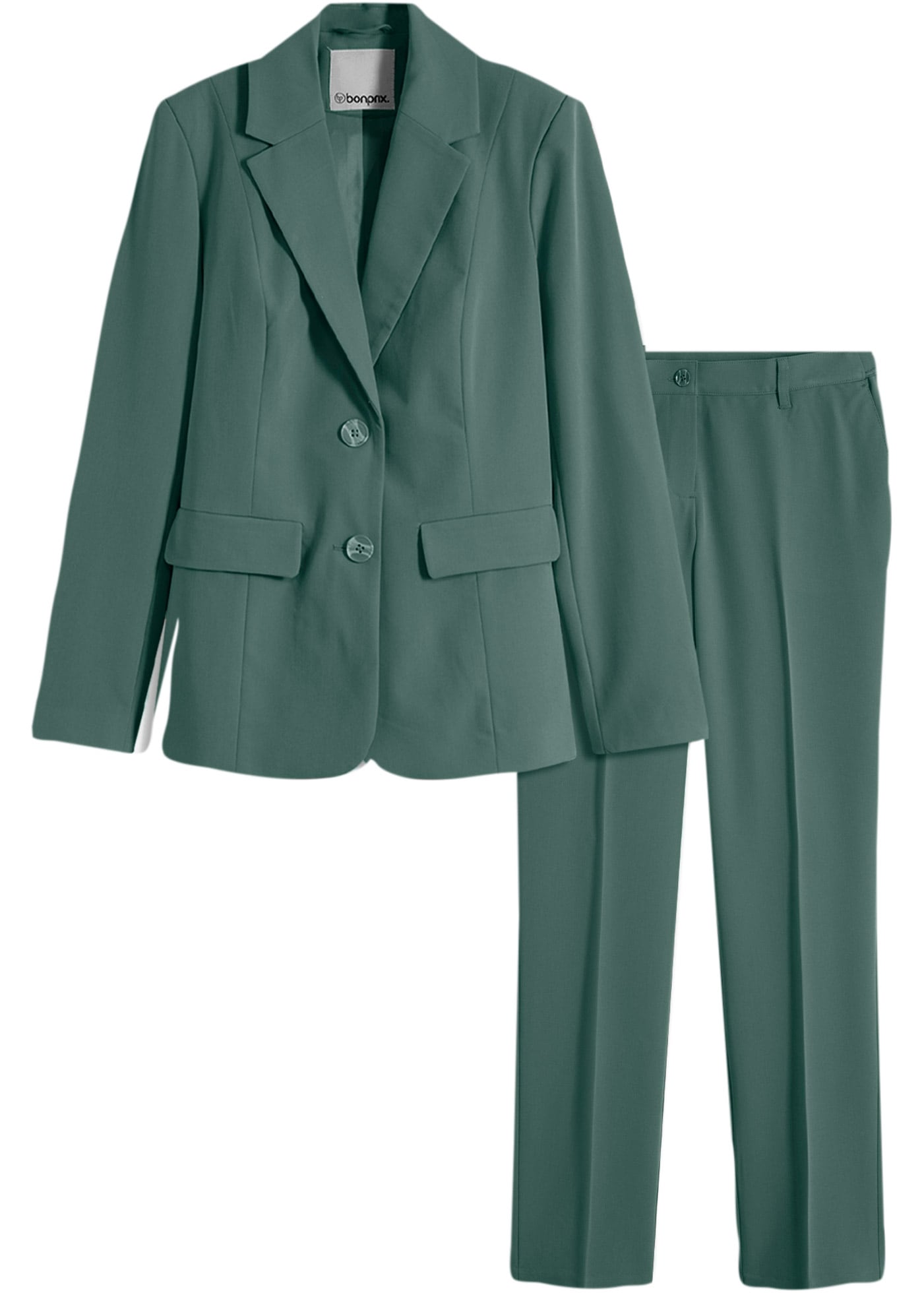 bonprix Hosenanzug »Hosenanzug 2-tlg« Set, 2er, 2 tlg. regular fit Regular Fit, mit Elasthan-Anteil, verschiedene Konfektionsgrößen
