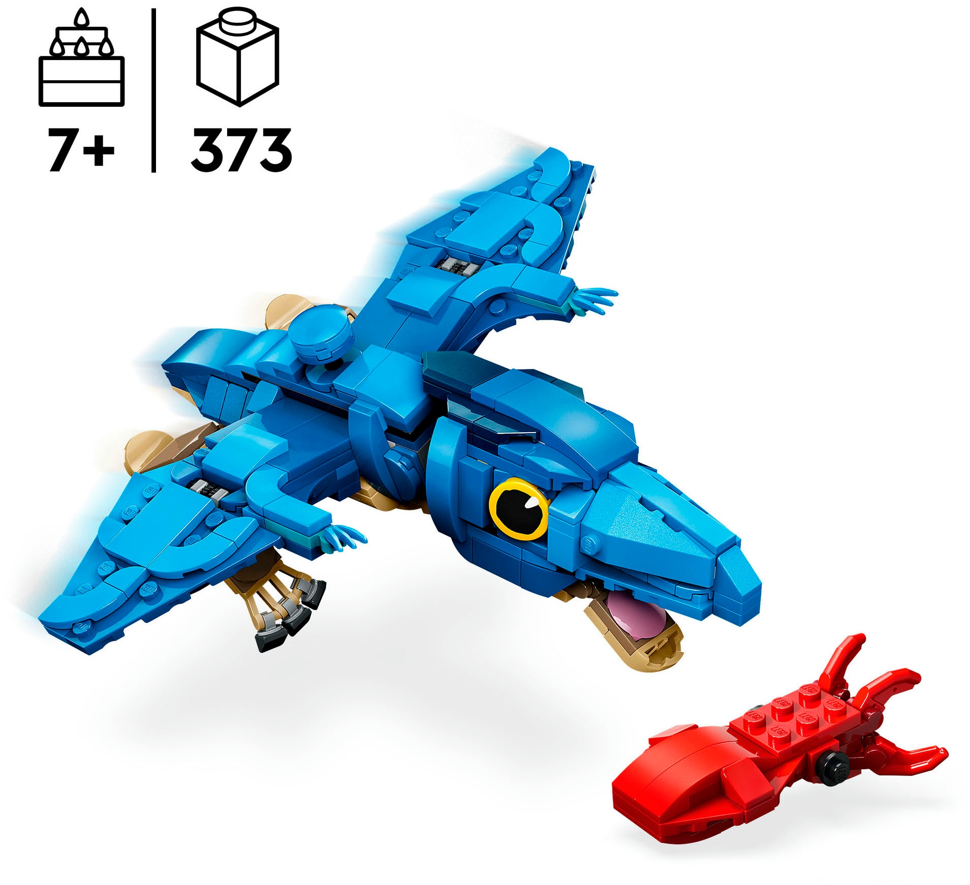 LEGO® Konstruktionsspielsteine »Baby-Dinosaurier: Pteranodon (77977), LEGO Jurassic World« Made in Europe