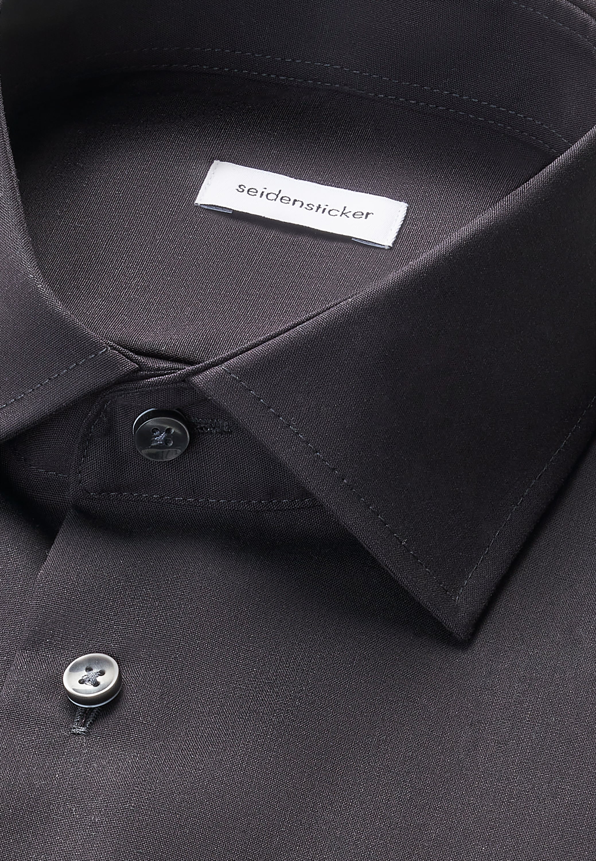 seidensticker Businesshemd »Schwarze Rose« Regular 1/2 Kentkragen Uni