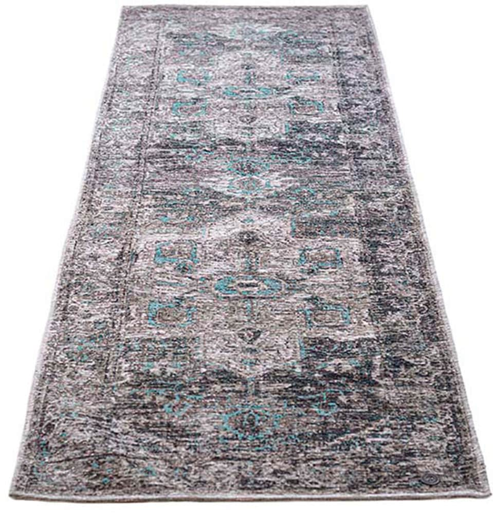 Tom Tailor Teppich  Funky Orient Tabriz ¦ grau ¦ Synthetische Fasern ¦ Maße günstig online kaufen