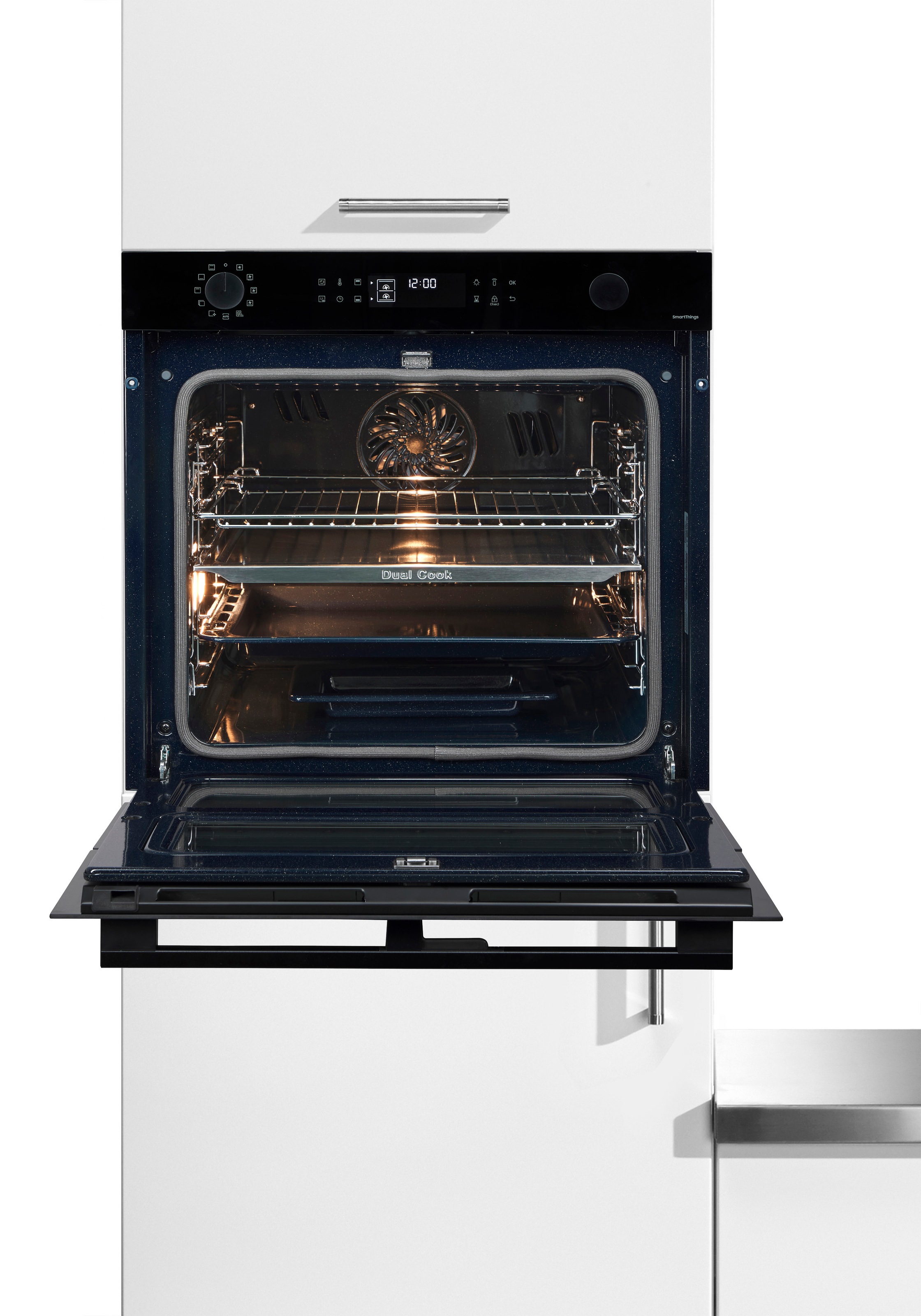 Samsung Einbaubackofen Serie 4 »NV7B45502AK/U1«, Pyrolyse-Selbstreinigung, Dual Cook Flex