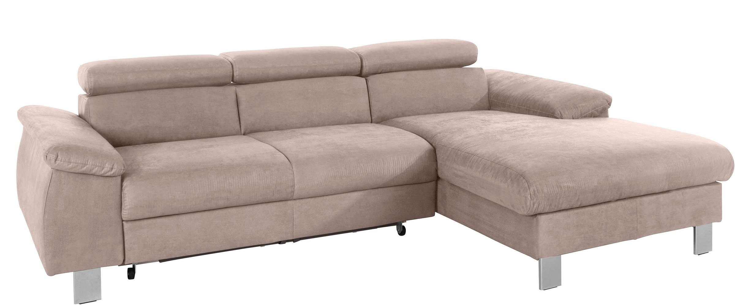 COTTA Ecksofa »Komaris L-Form, B: 244 cm« mit Kopfteilverstellung, optional günstig online kaufen