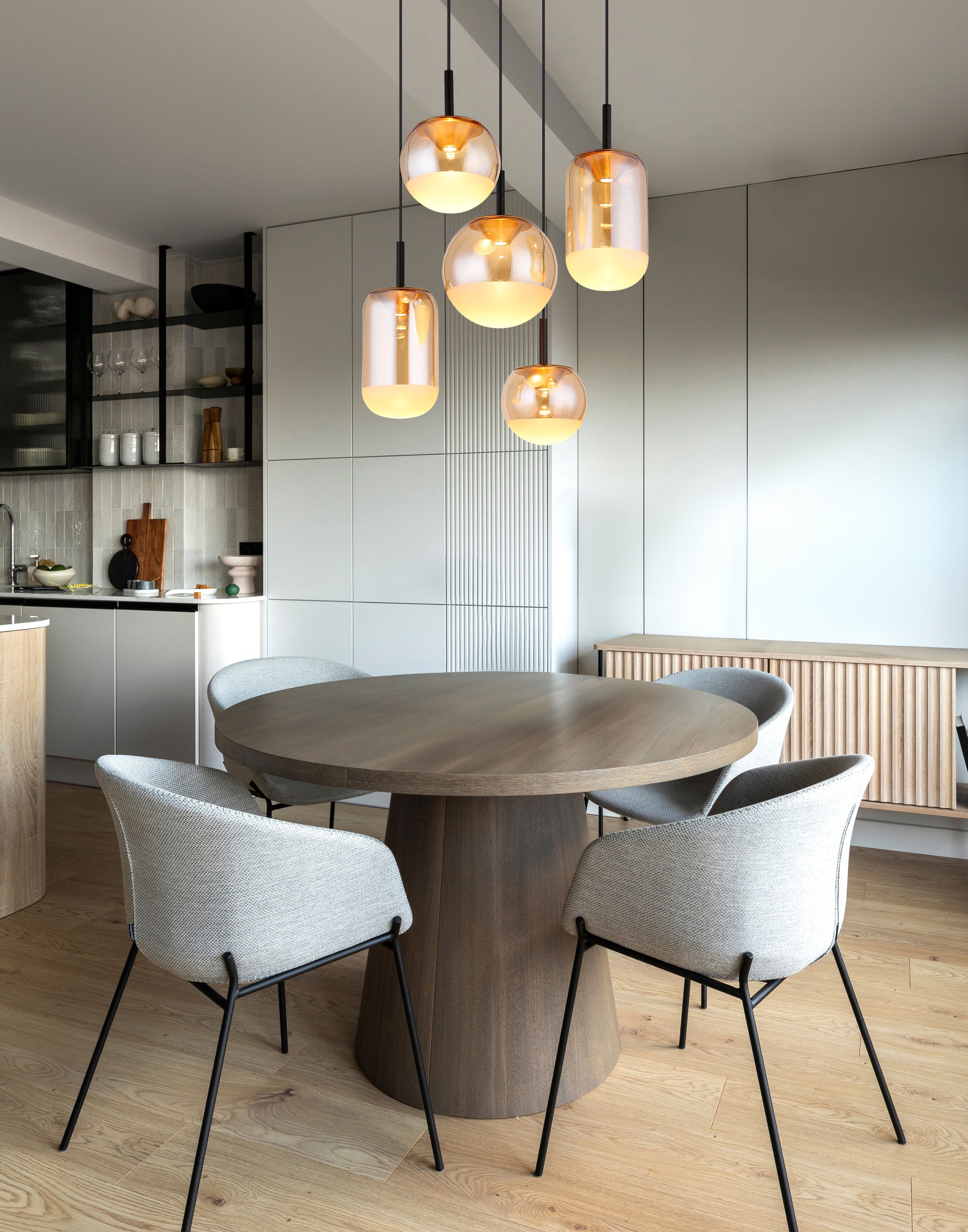 GLOBO LIGHTING Hängeleuchte »SEVERIN« LED-Modul 1 Stk. Warmweiß Hängelampe günstig online kaufen