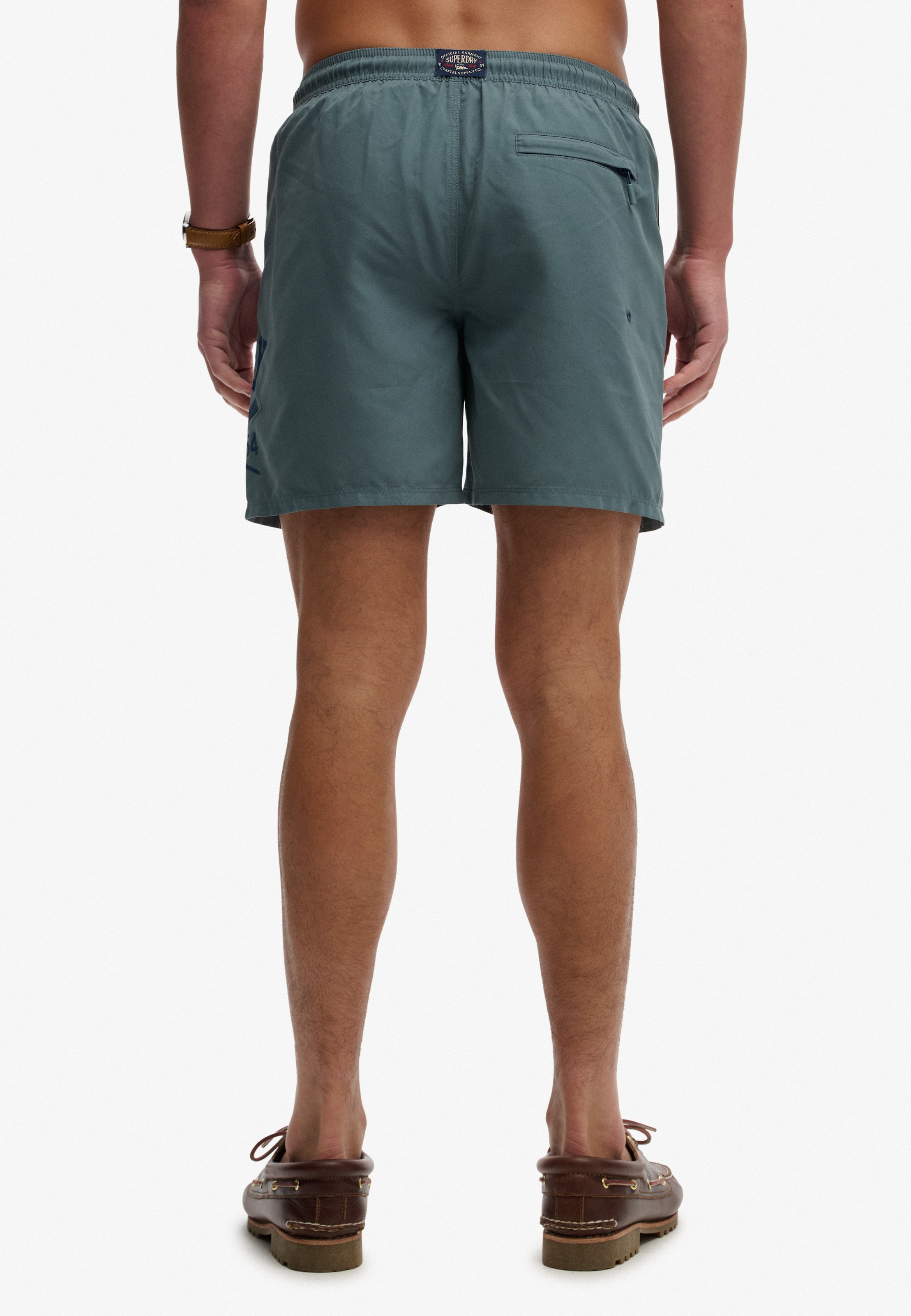 Superdry Badeshorts »PRINTED LOGO 16 SWIM SHORT«