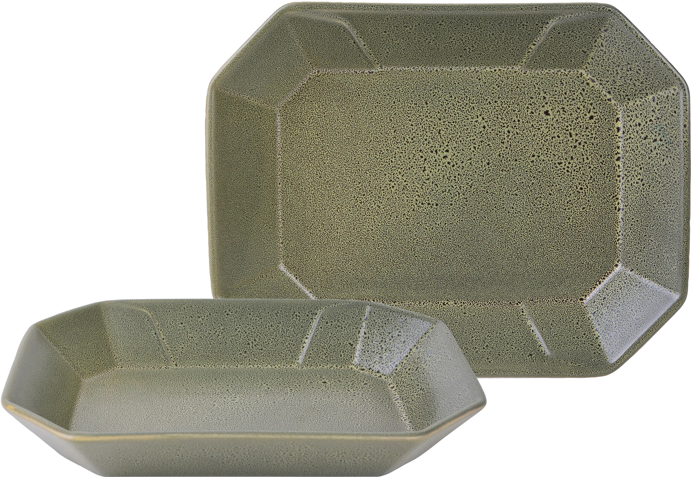 CreaTable Servierschale »Box«, 2 tlg., aus Steinzeug, Snackschale, Topaktue günstig online kaufen
