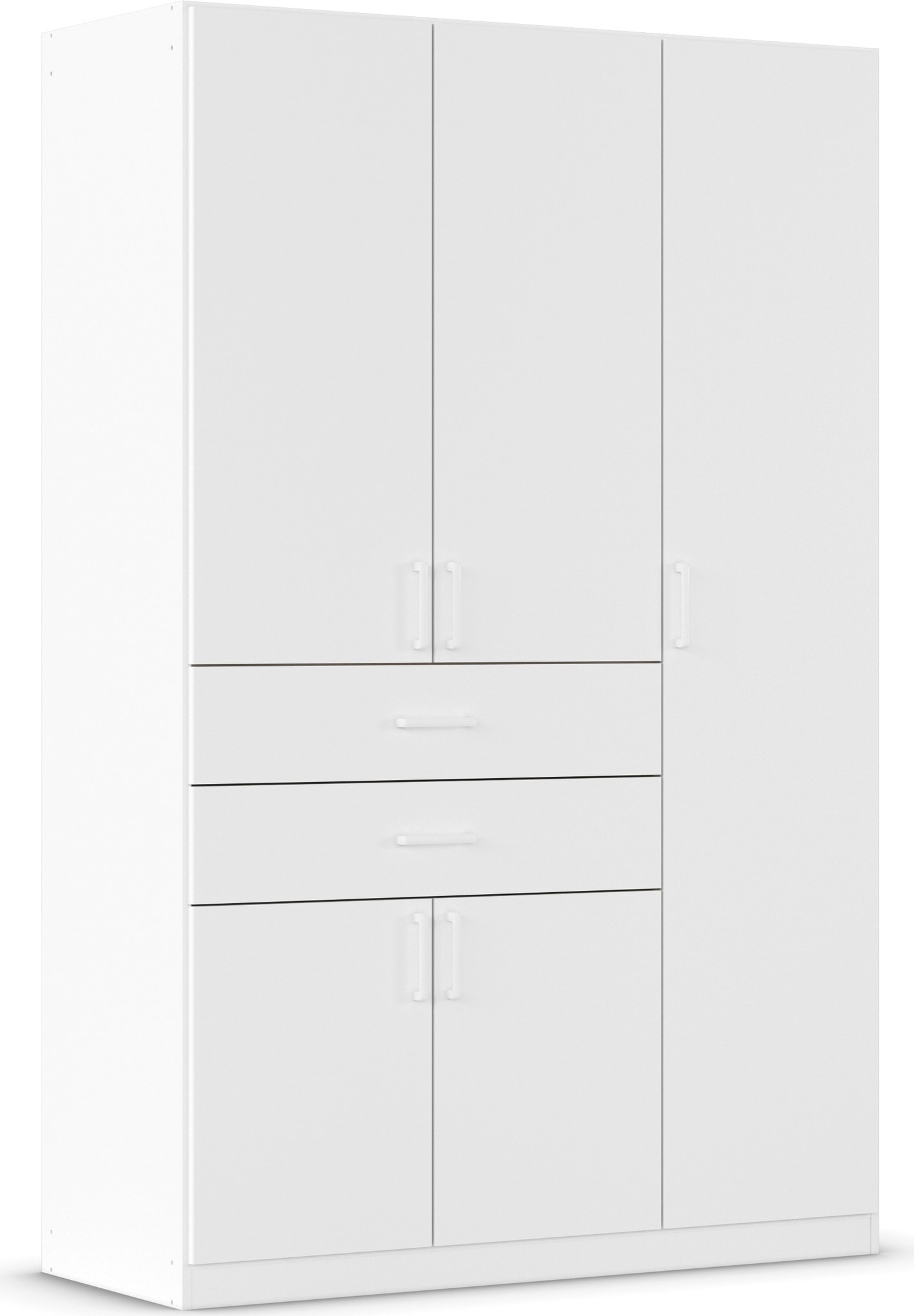rauch Drehtürenschrank »Kleiderschrank Schrank Garderobe MAIKA mit Dekor-Front«, 2 Schubladen, in verschiedenen Breiten, Höhen, Farben, MADE IN GERMANY