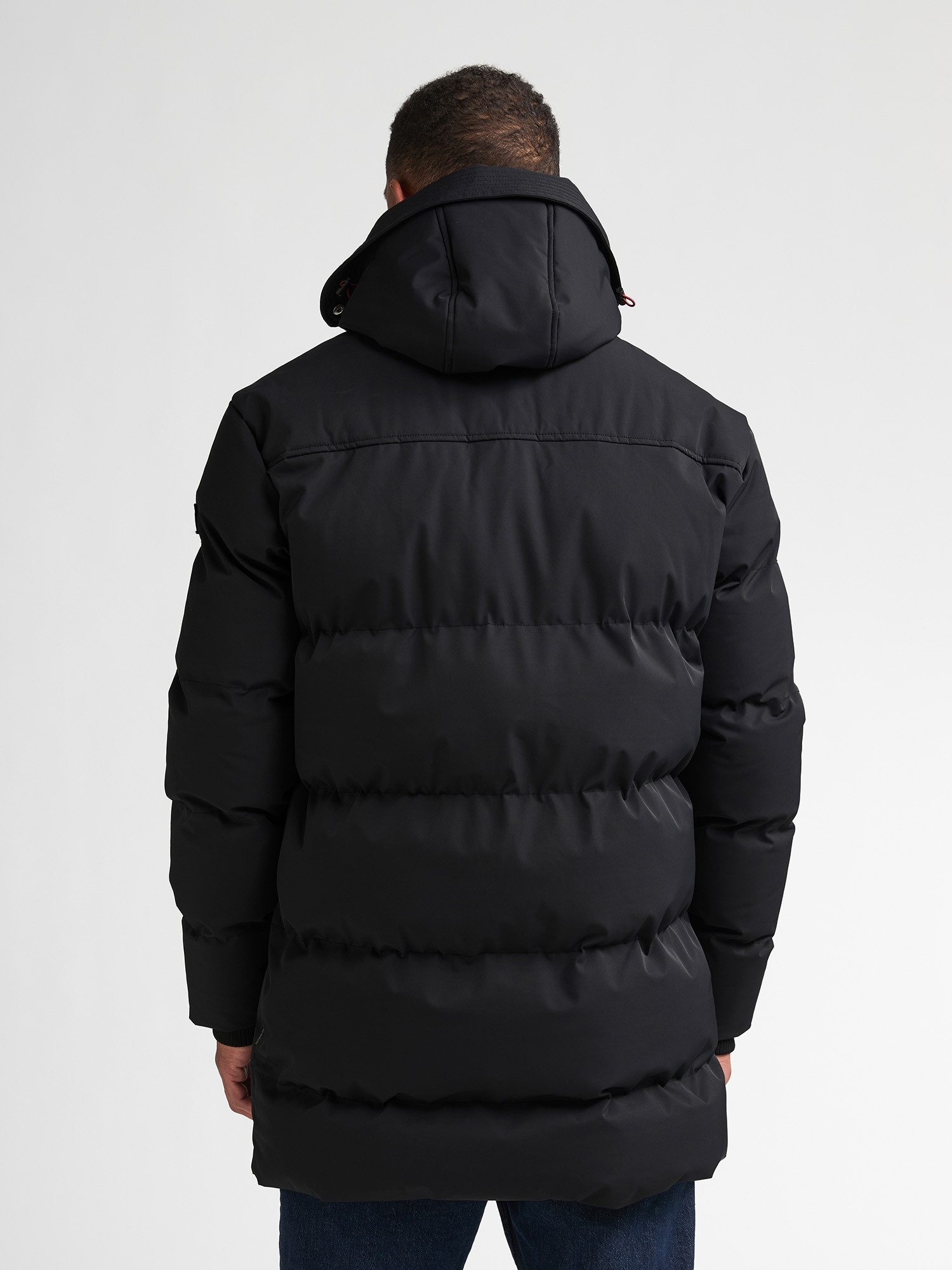 Petrol Industries Parka mit Kapuze mit Steppnähten und Kapuze, warm wattiert, matte Optik