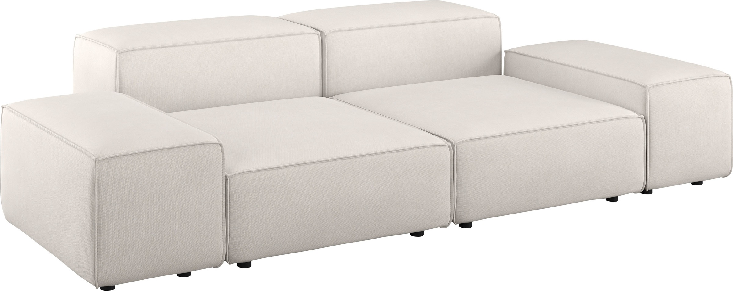 designwerk Big-Sofa »Puzzle, Designsofa für Indoor und Outdoor, bequem, modular«, wasserabweisend & strapazierfähig