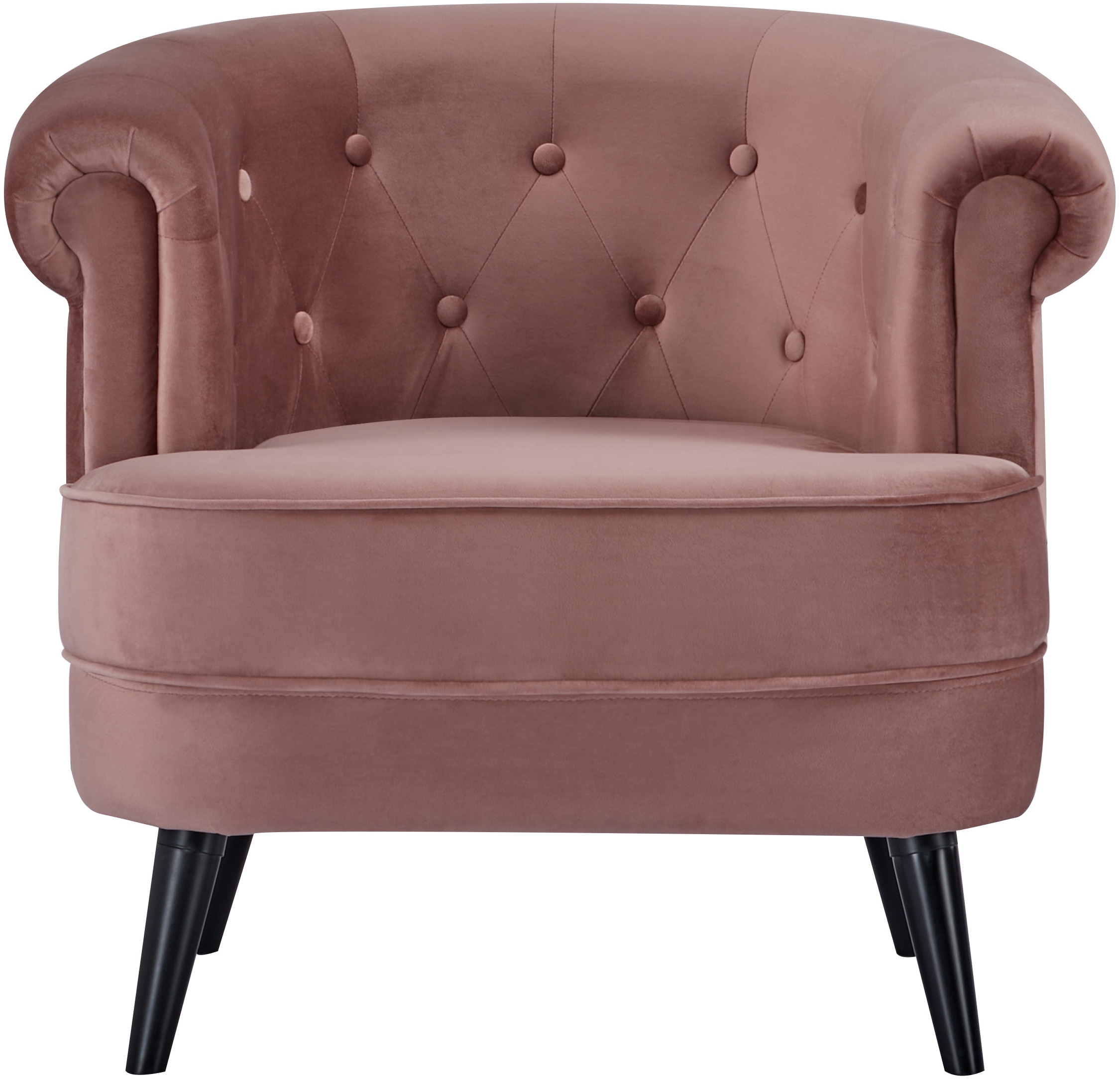 Home affaire Sessel »LIENZ traumhafter Loungesessel in Chesterfield-Optik,«, Sessel für Wohnzimmer in softem Samtvelours