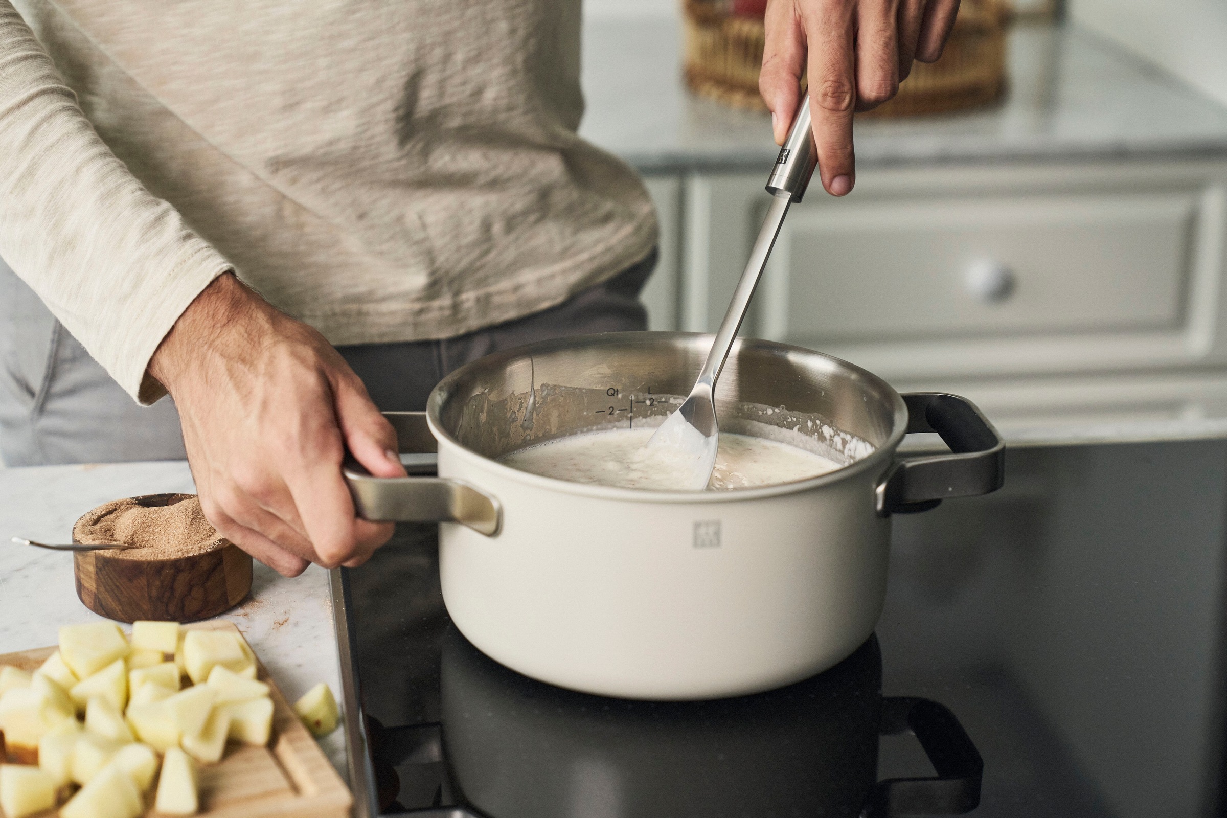 Zwilling Topf-Set »Pure« Set, 3 Kochtöpfe (16, 20 & 24 cm), Bratentopf 20 c günstig online kaufen