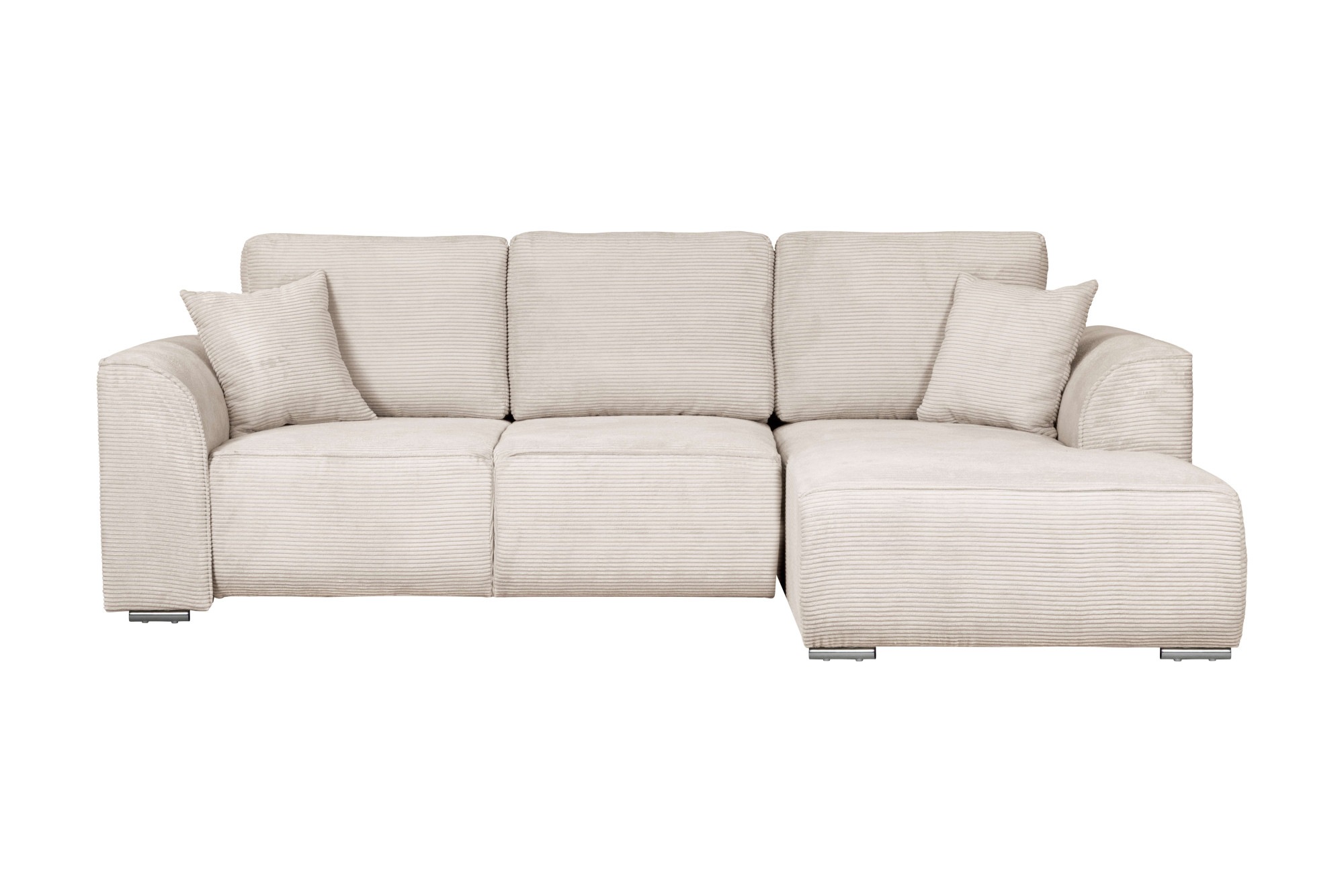 OTTO home Ecksofa »BEATRICE optionale Schlafsofa mit Bettkasten, B/T/H: 265 günstig online kaufen