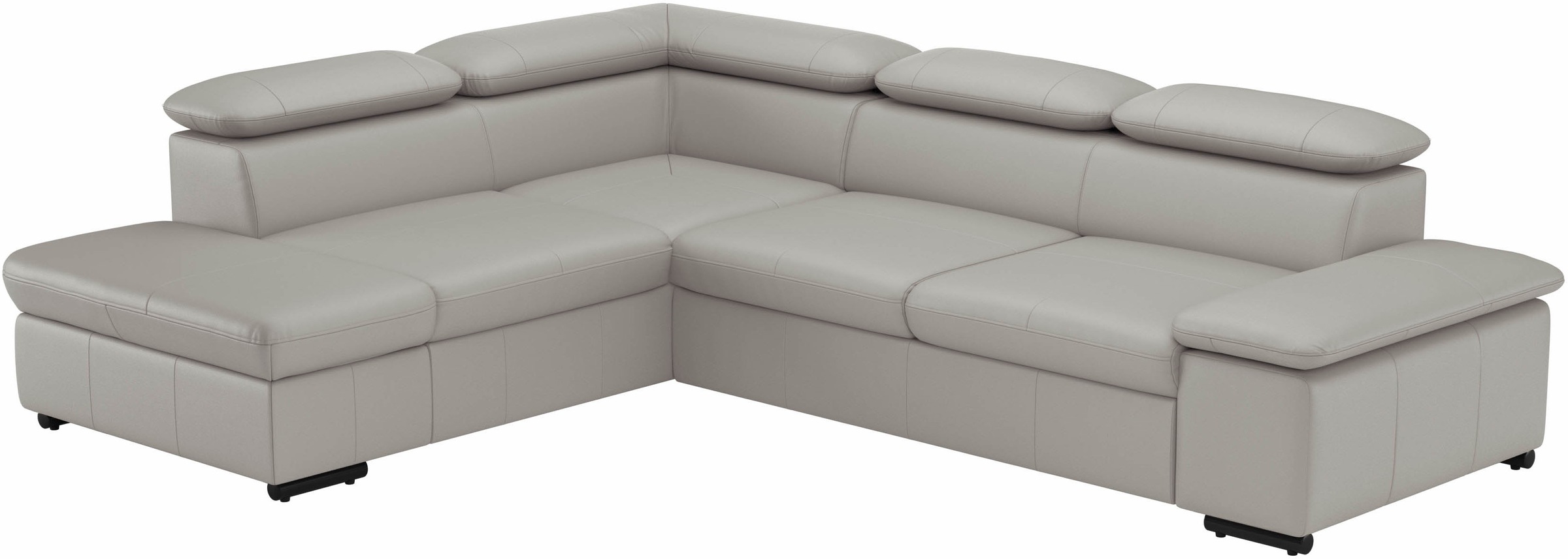 sit&more Ecksofa »Alcudia L-Form«, mit Armteilverstellung, optional Kopfteilverstellung und Bettfunktion
