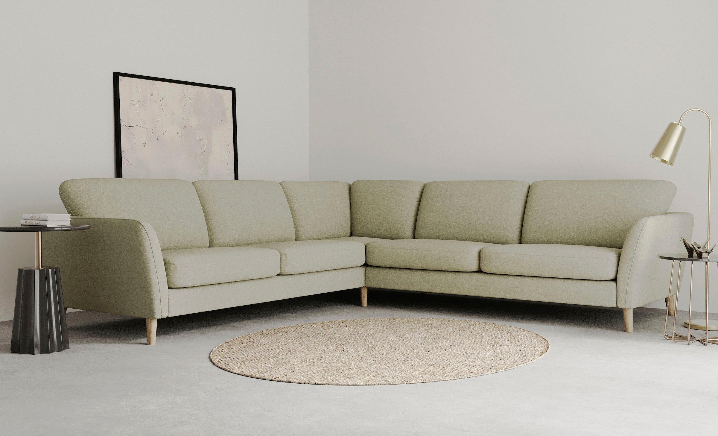 Home affaire Ecksofa »MARSEILLE 278/278 cm, L-Form,«, gleichschenklig, aus günstig online kaufen