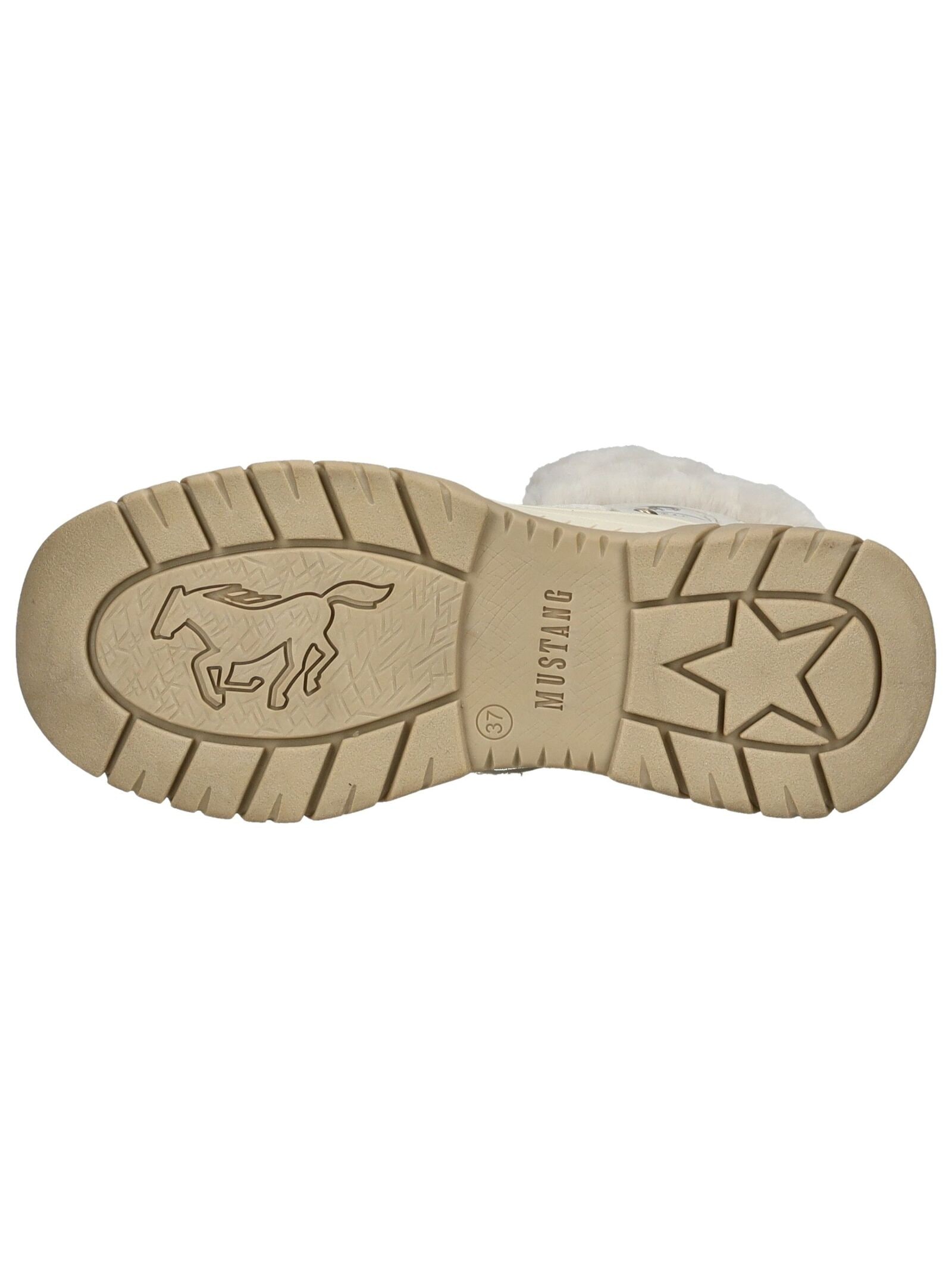 Mustang Shoes Schnürstiefelette »Mustang Shoes Stiefelette Lederimitat/Textil«