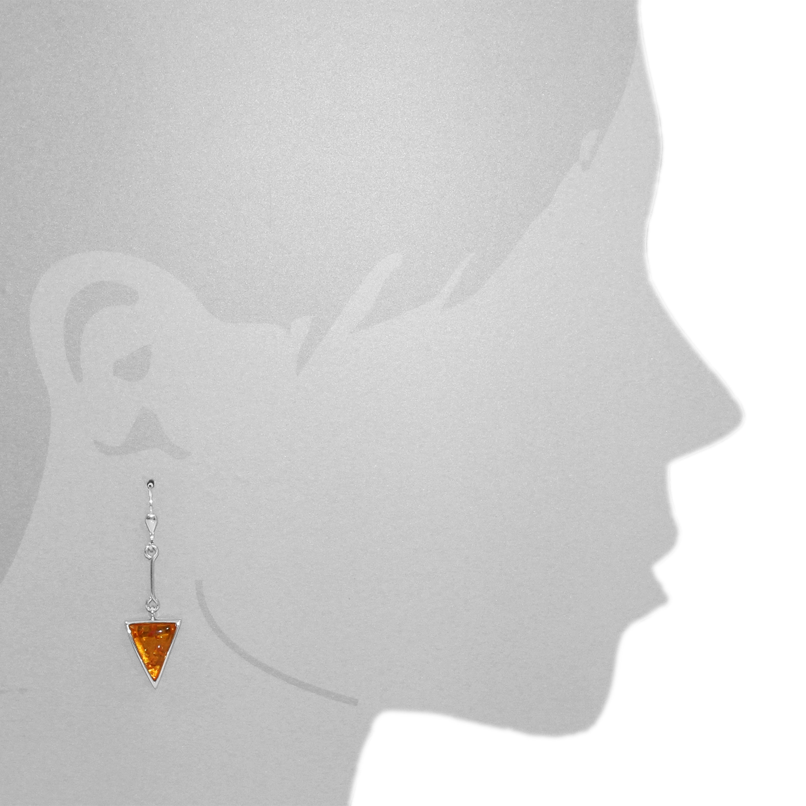 OSTSEE-SCHMUCK Paar Ohrhänger »Ostsee-Schmuck Ohrhänger Classic 17 x 14 mm«, (2 tlg.)