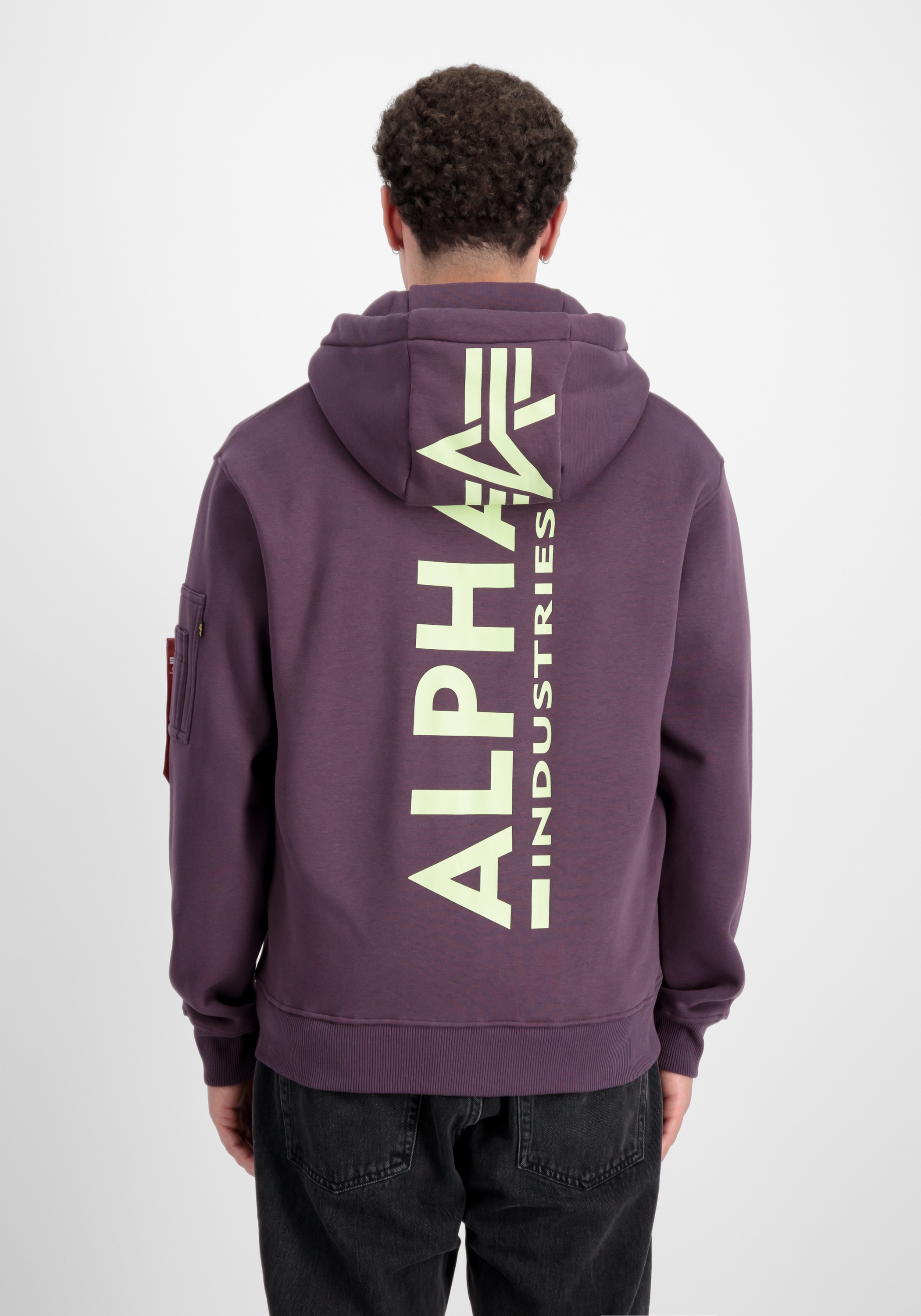 Alpha Industries Hoodie »Alpha Industries Men - Hoodies Back Print Zip Hoodie«