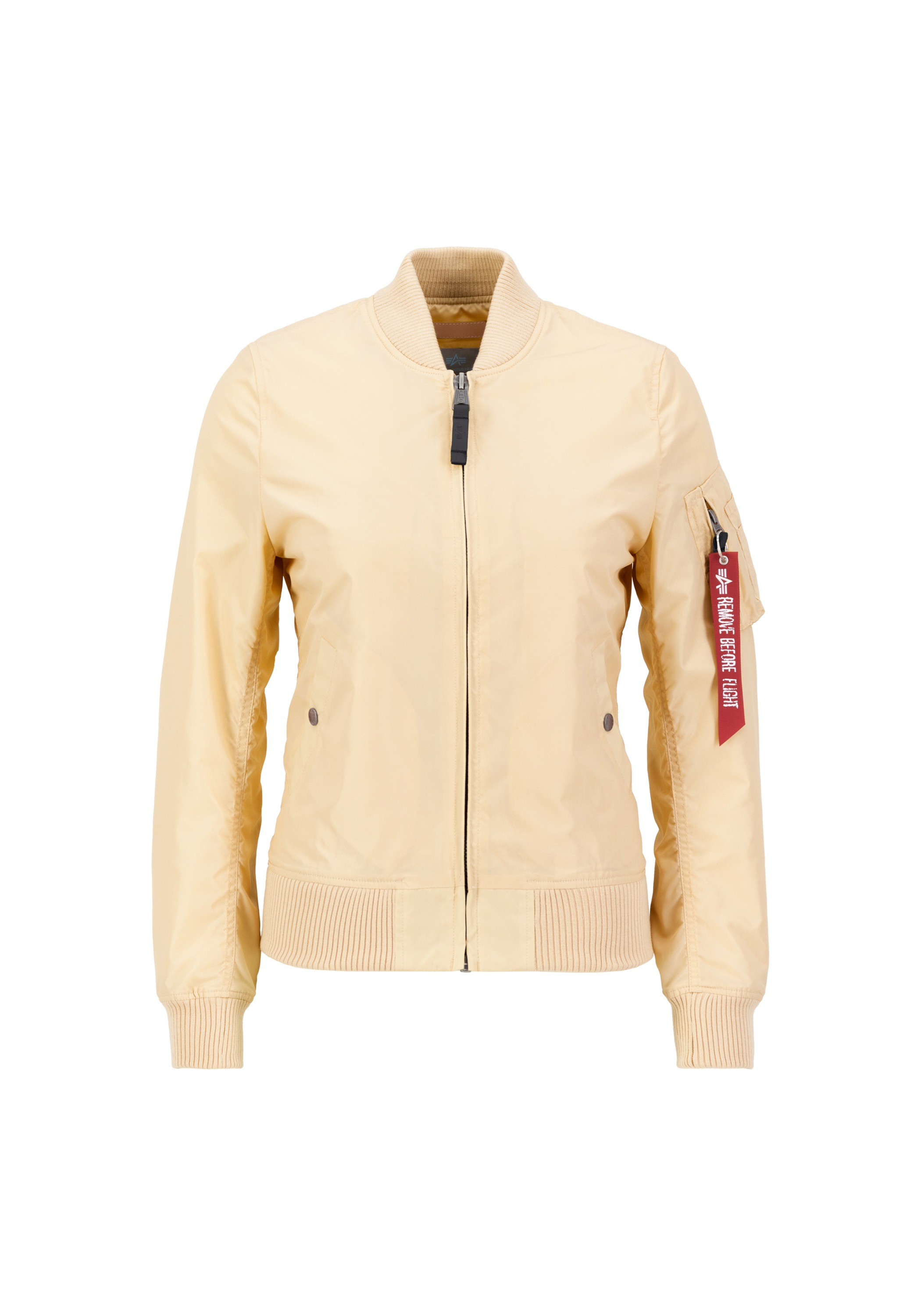 ALPHA INDUSTRIES Bomberjacke »MA-1 TT Light W« caramel M M TT-Nylon Stoff