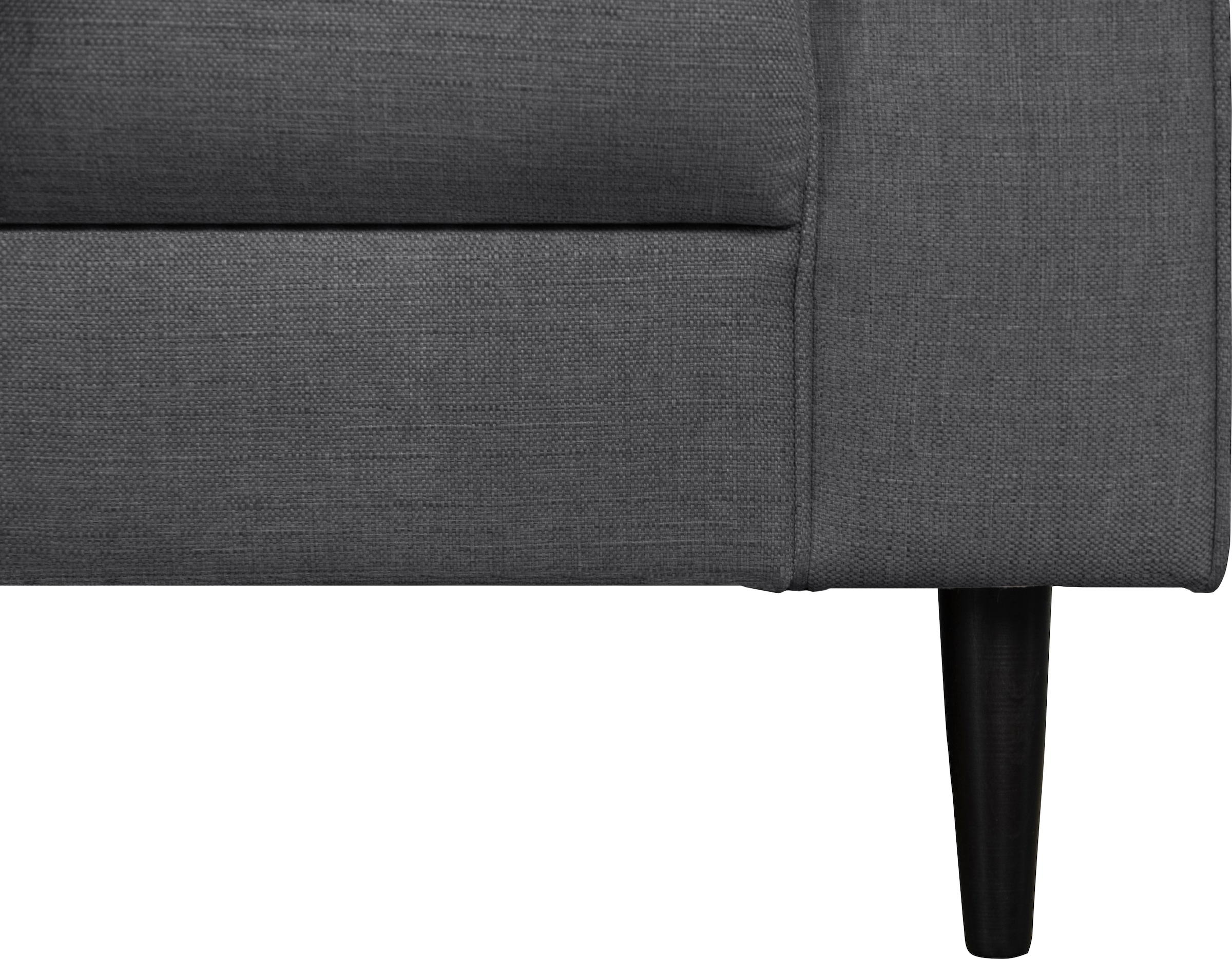 Home affaire Ecksofa »VEYRAS L-Form, hoher Sitzkomfort, Maße B/T/H: 230/150/76 cm«, mit Wellenunterfederung, incl. Rückenkissen und Zierkissen