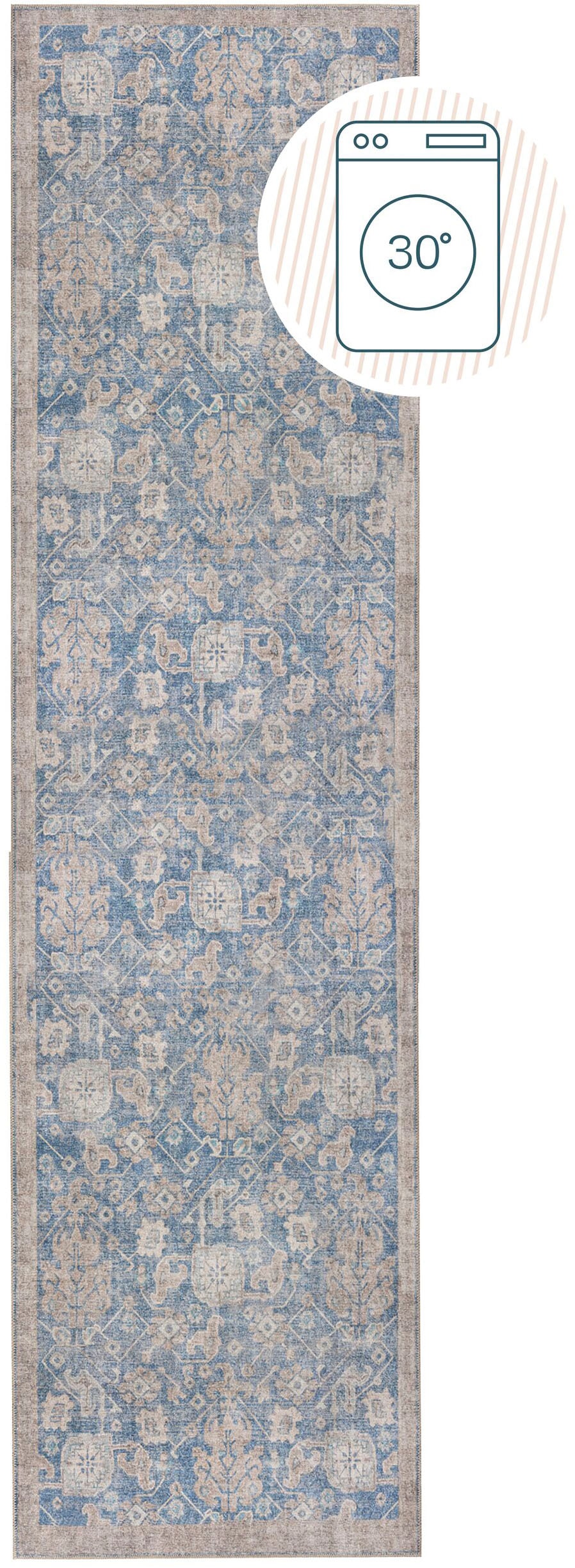 FLAIR RUGS Teppich »Orelia«, rechteckig, 4 mm Höhe, Waschbarer Traditionell günstig online kaufen