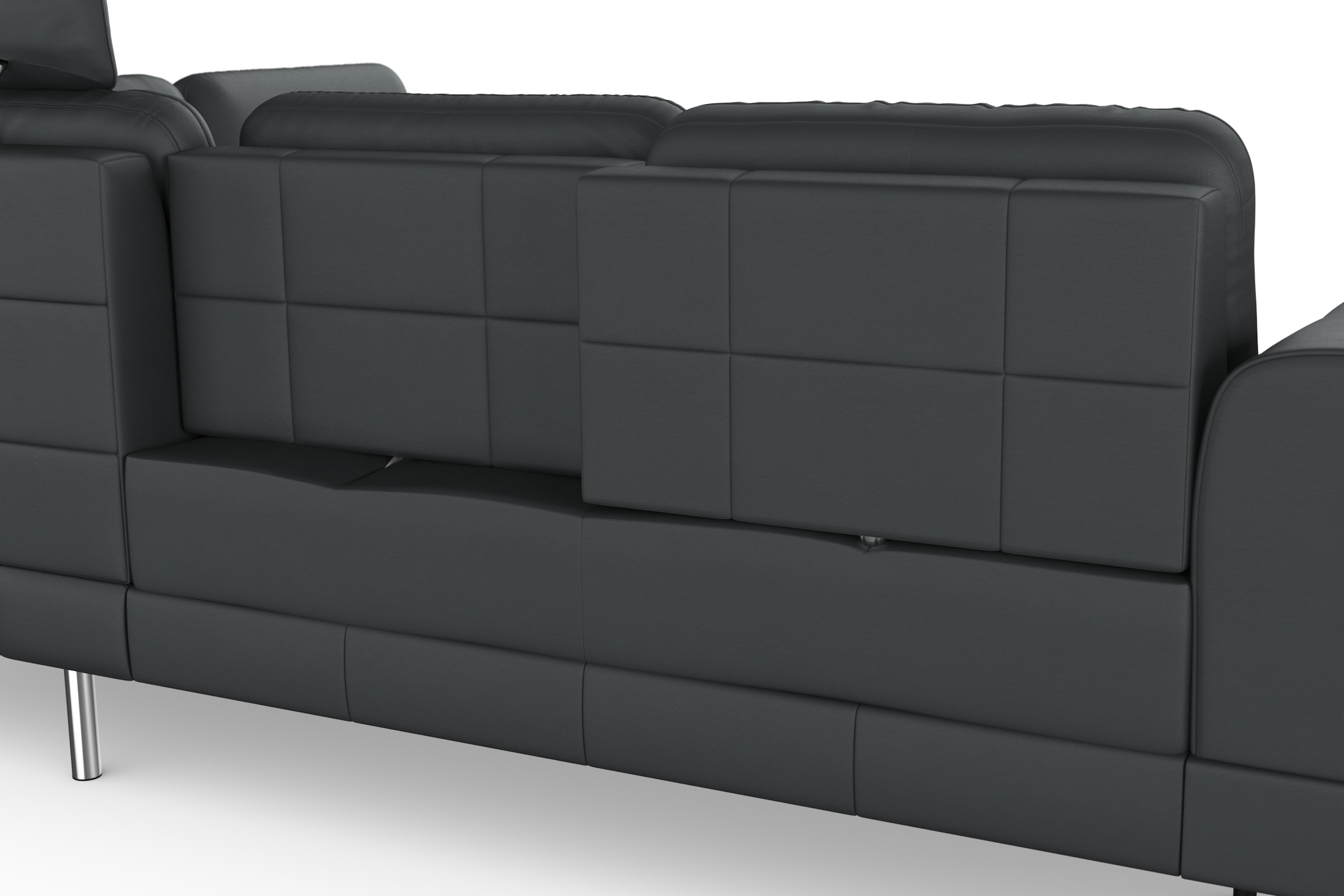 sit&more Ecksofa »Bendigo L-Form«, inklusive Sitztiefenverstellung, Bodenfreiheit 15 cm, in 2 Fußfarben