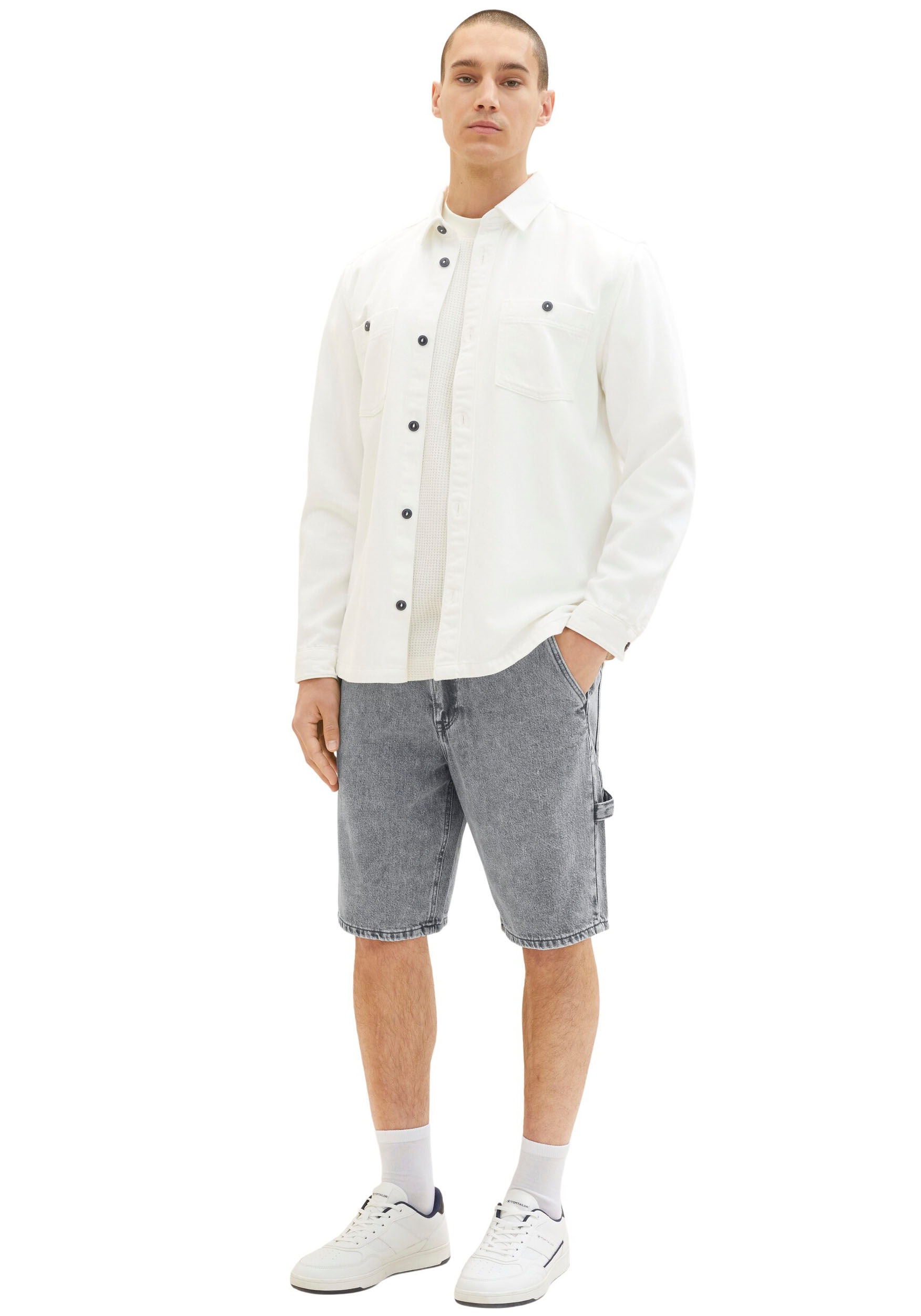 4. Bild von TOM TAILOR Denim Jeansshorts, in 5-Pocket Form