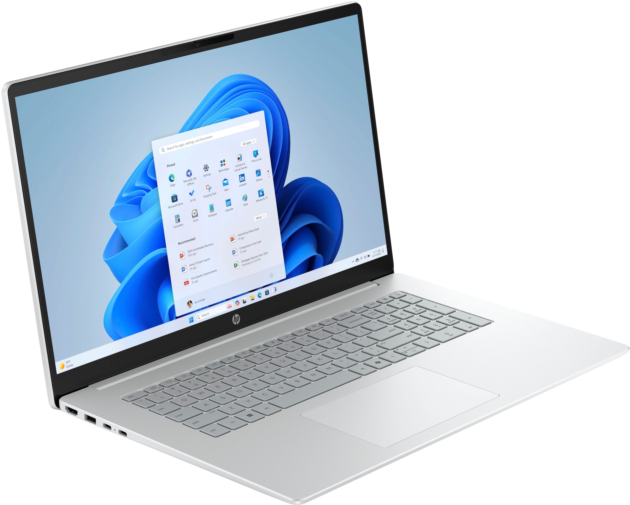 HP Notebook »OmniBook 3 17-dg0055ngx« 43,9 cm / 17,3 ″ Intel Core 5 Intel Graphics 512 GB SSD