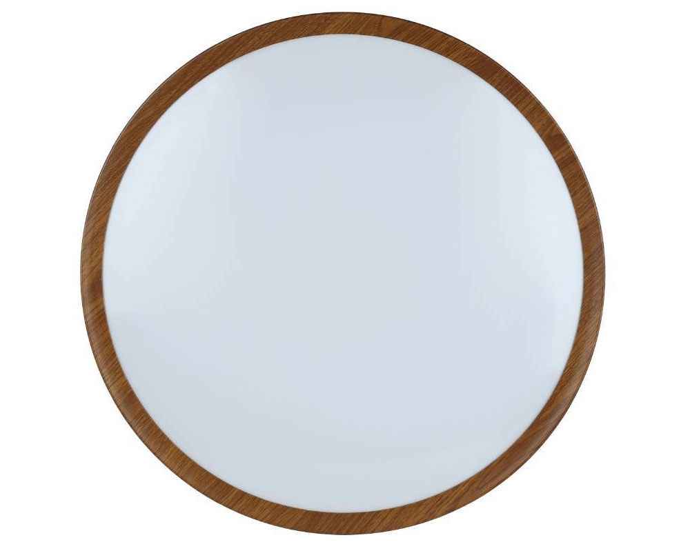 EGLO Deckenleuchte »MUSURITA«, 6 flammig, Leuchtmittel LED-Modul | LED wechselbar, Deckenlampe, Wohnzimmer, Stahl, Kunststoff, Holz-Optik, Weiß, Ø44 cm
