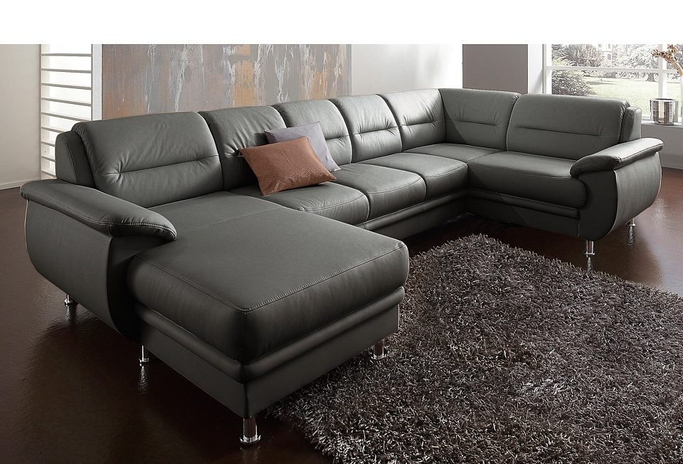 sit&more Wohnlandschaft »Mailand U-Form, B: 312 cm« optional Bettfunktion günstig online kaufen