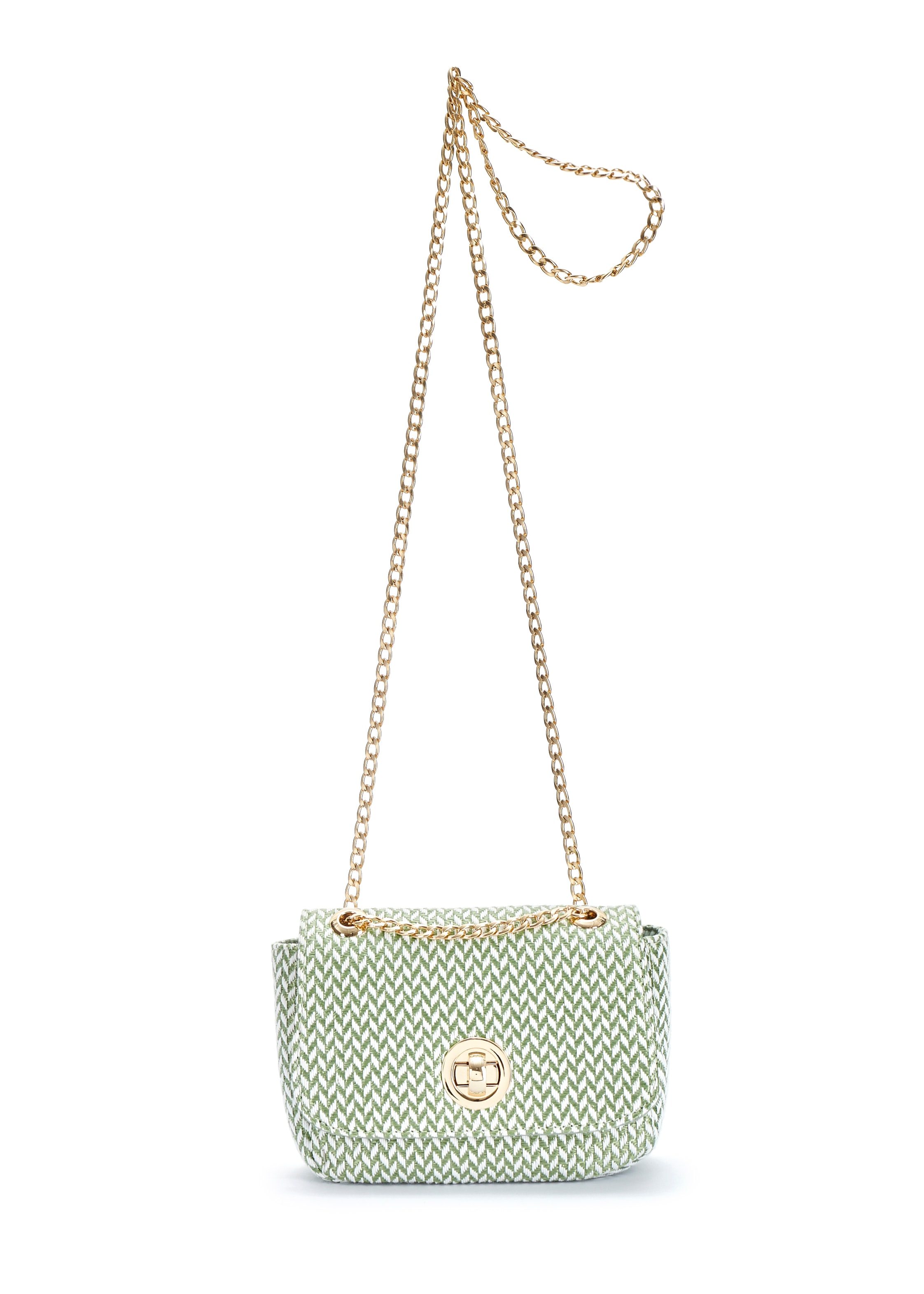 Vivance Umhängetasche »Minibag«, Handtasche, Henkeltasche, Bast-Optik, Crossbody Bag VEGAN