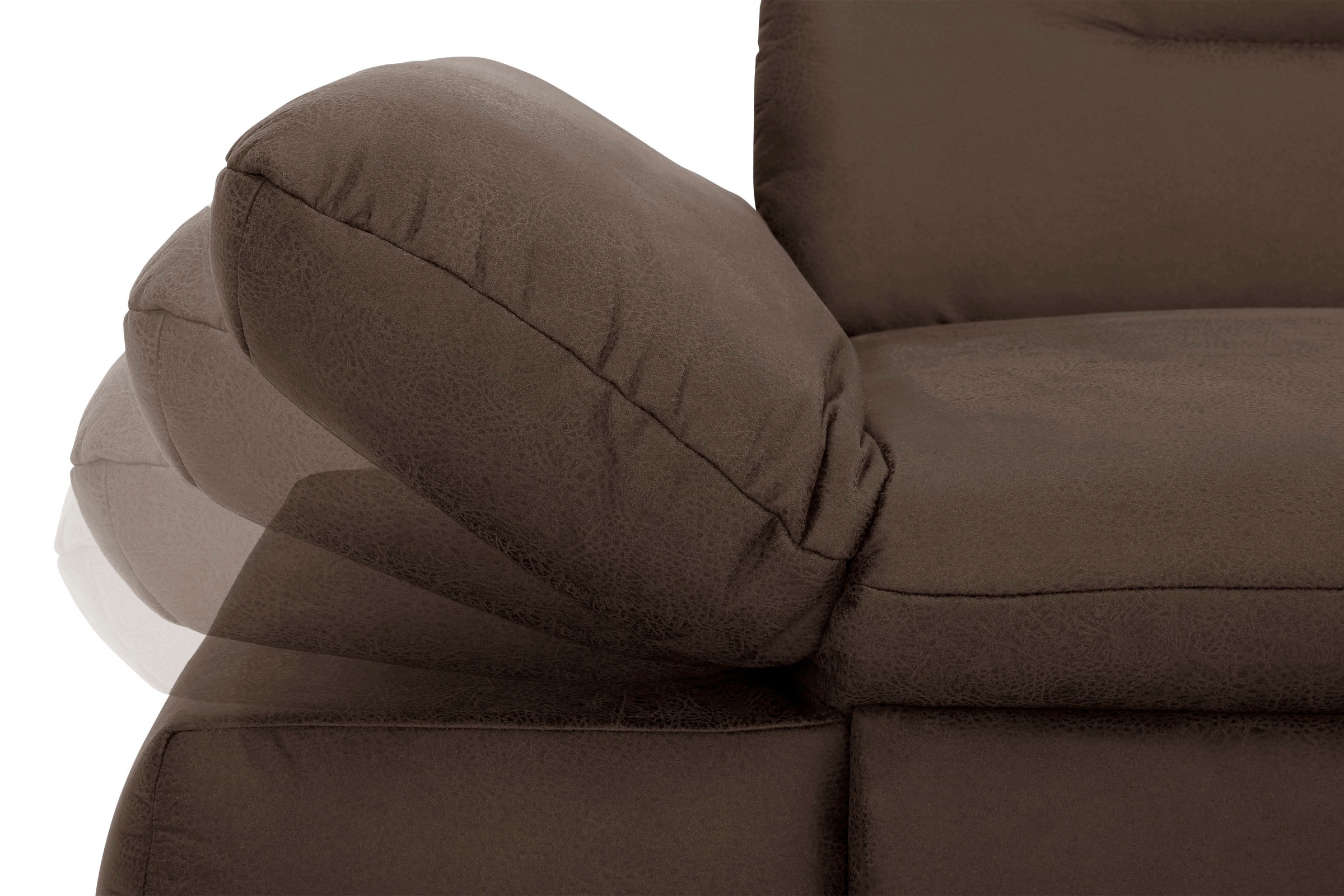 INOSIGN Ecksofa »Avesa L-Form«, Wahlweise mit Arm- und Bettfunktion, B/T/H: 275/211/80 cm