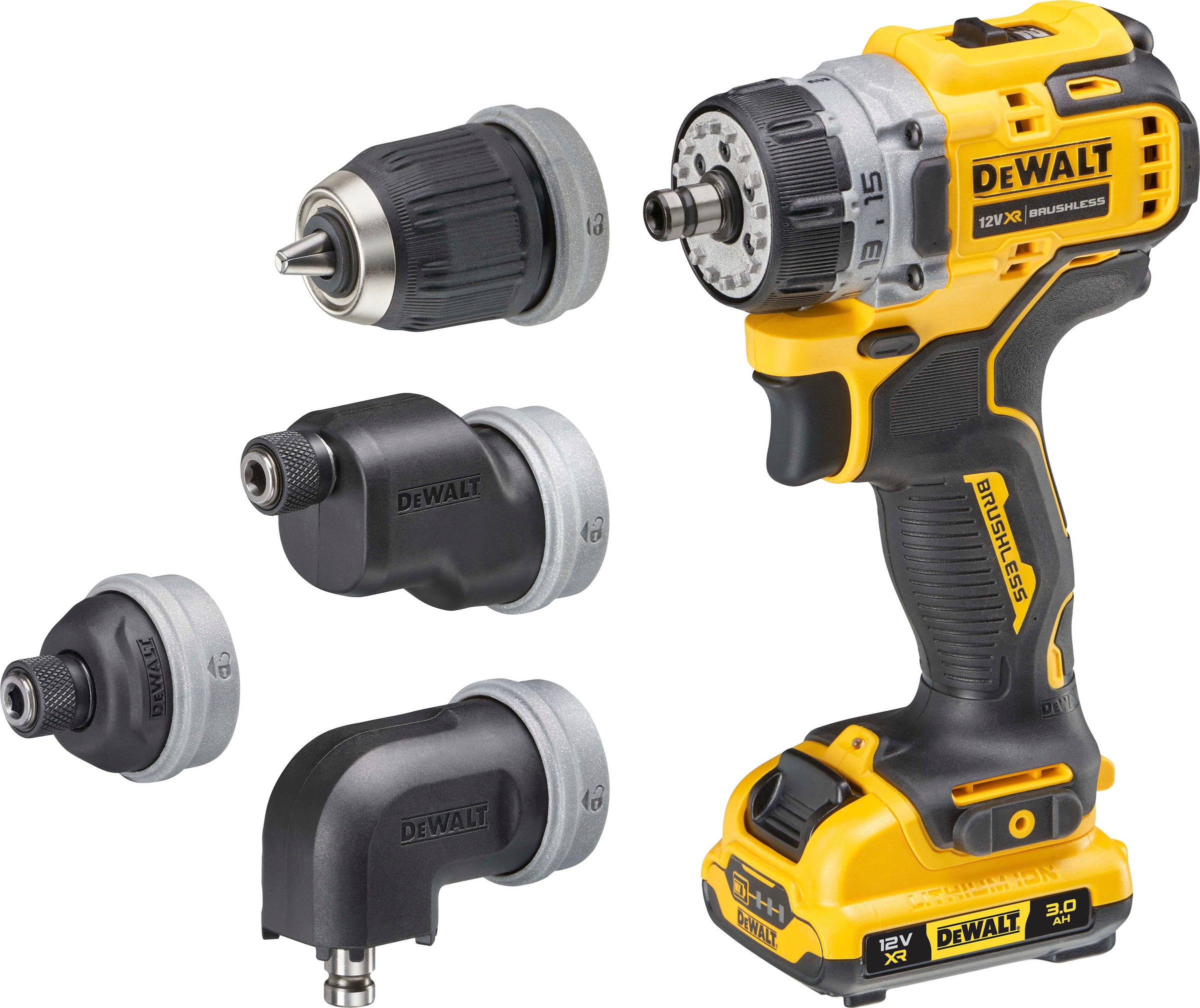 2. Bild von DeWalt Akku-Bohrschrauber »DCD703L2T-QW«, inkl. 2 Akkus und Schnellladegerät