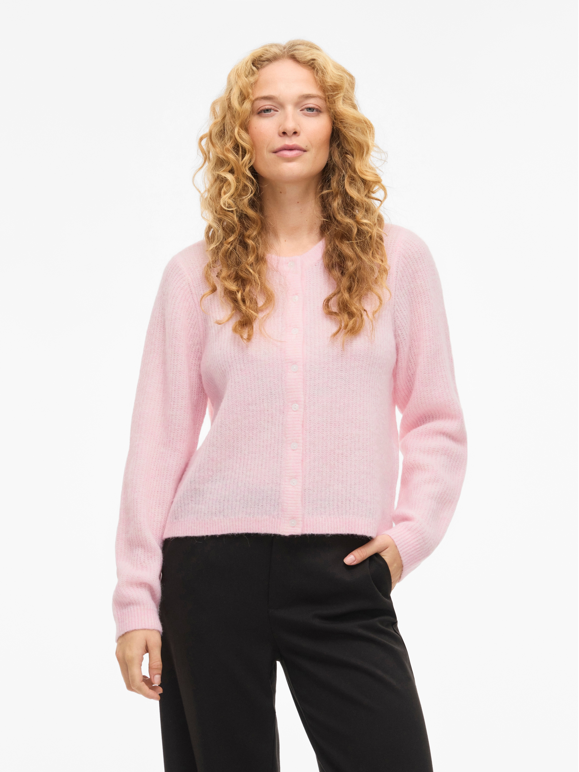 Vila Strickjacke »VILORY O-NECK L/S KNIT CARDIGAN-NOOS«