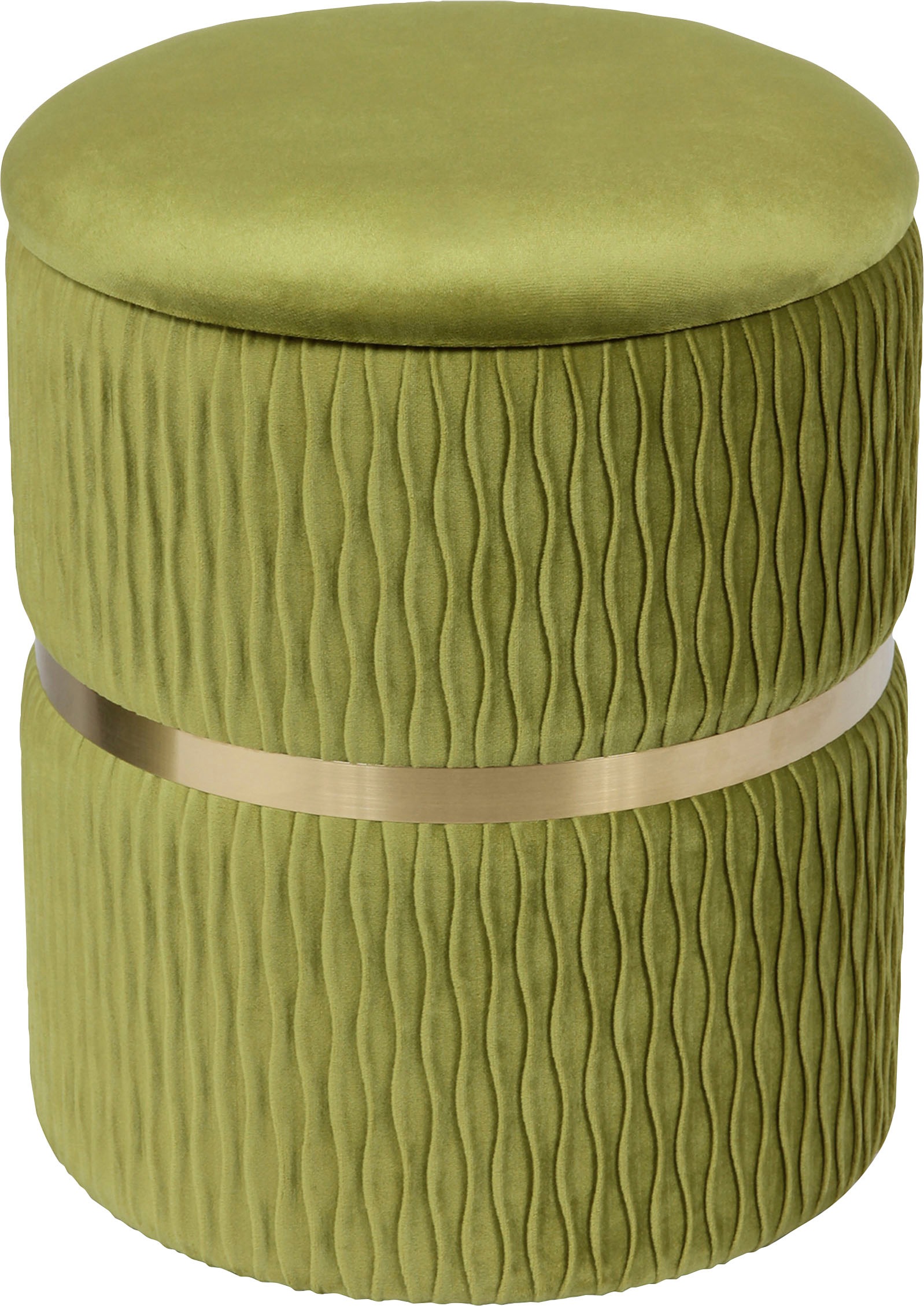 Kayoom Sitzhocker »Hocker Milas 2er-Set, Praktischer und versteckter Stauraum«, (Set, 2 St.), stapelbar, mit Stauraum, Edelstahlsockel, Farbenfroh unaufdringlich