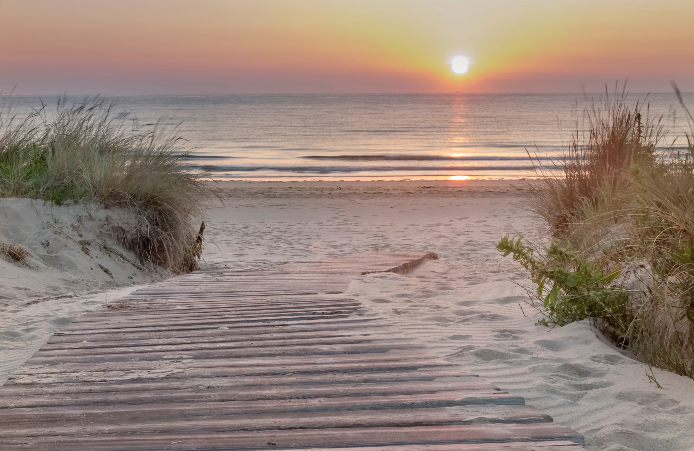 Papermoon Fototapete »DÜNEN-NORDSEE STRAND SONNENUNTERGANG MEER NATUR DESIG günstig online kaufen