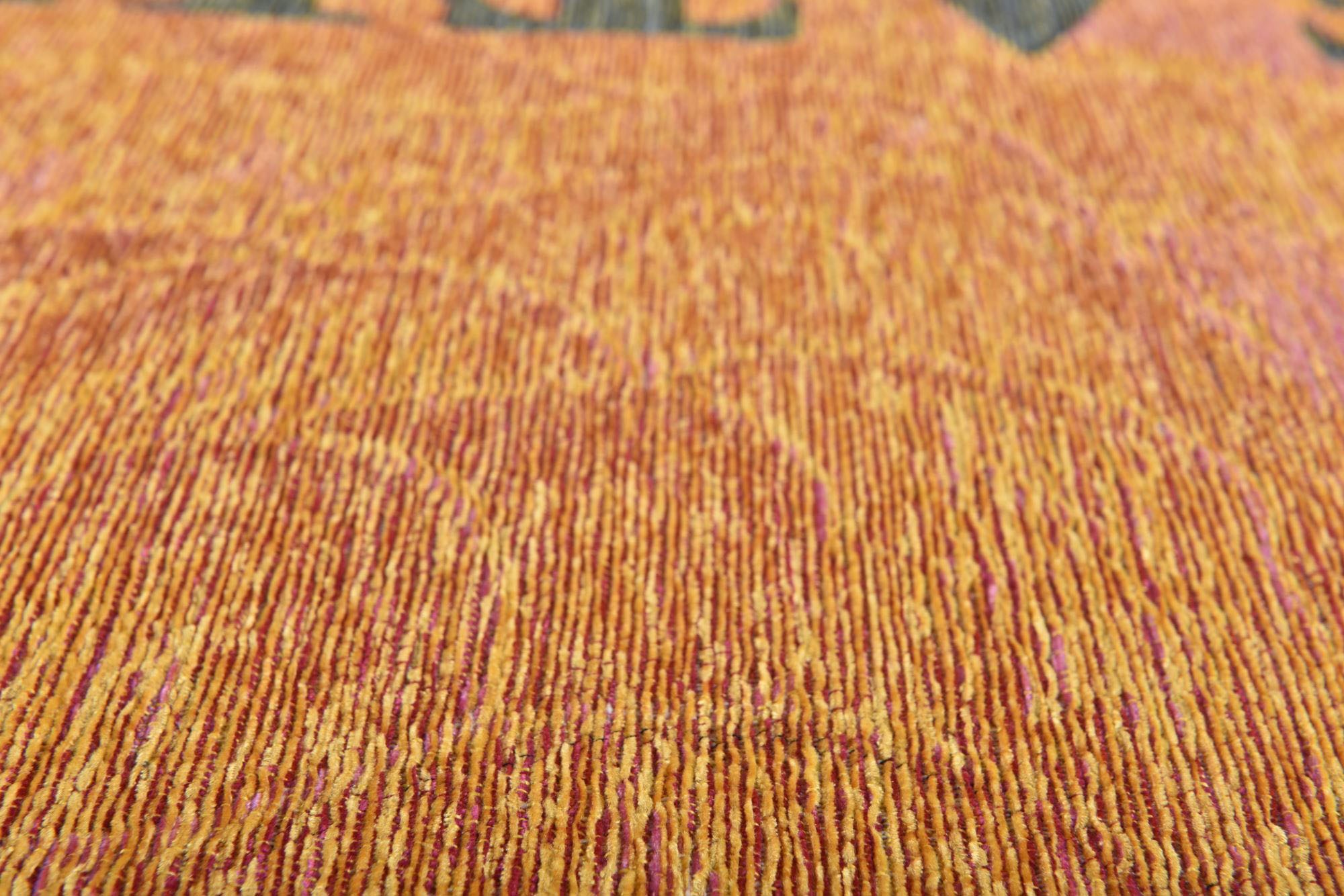 Gino Falcone Teppich »Cosima-115«, rechteckig, 3 mm Höhe, flachgeweber Jaquard-Teppich, mit Chenillegarn, modernes Design