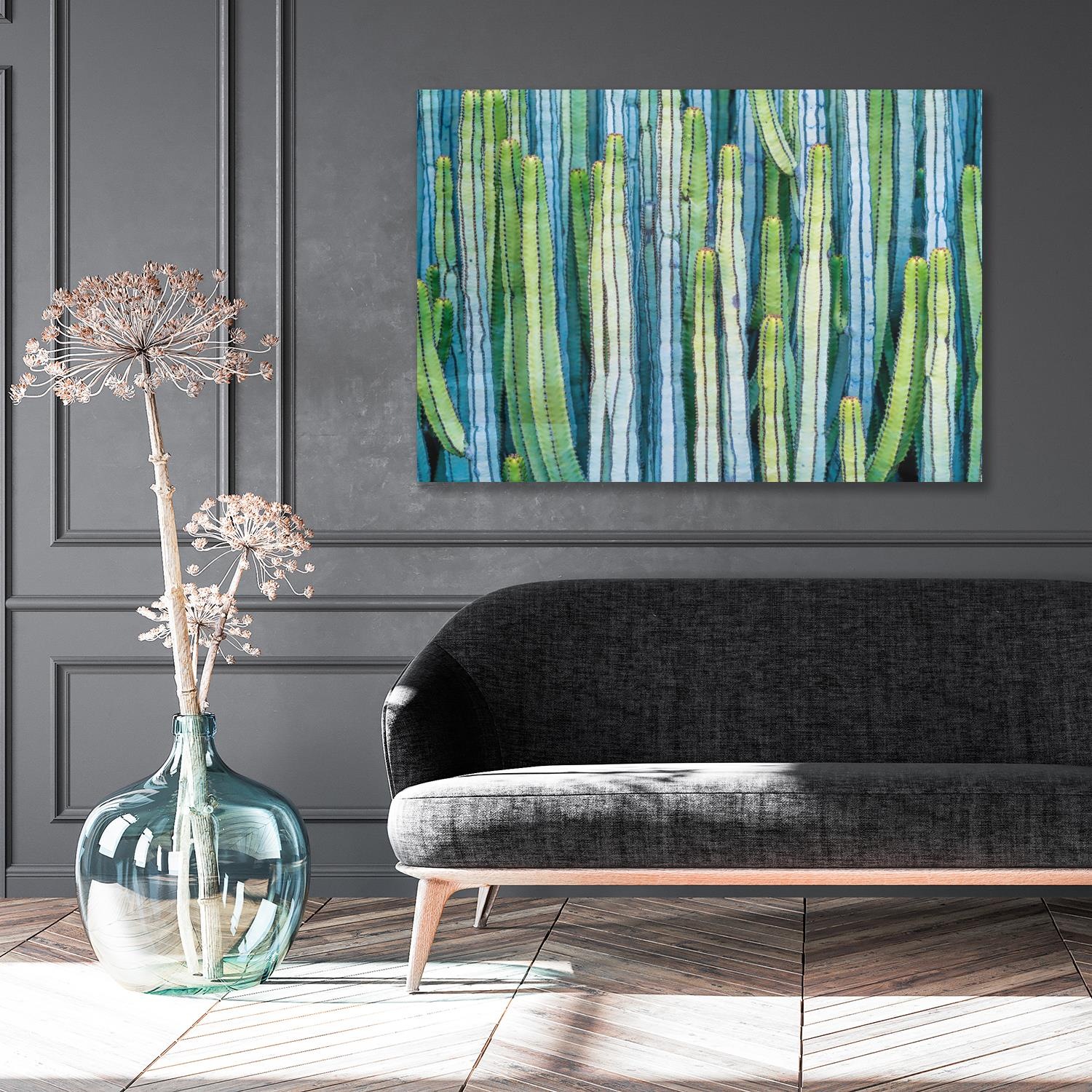 queence Leinwandbild »Cactus« Pflanzen   Pflanzenbilder 1 Stk. tlg. mit seh günstig online kaufen