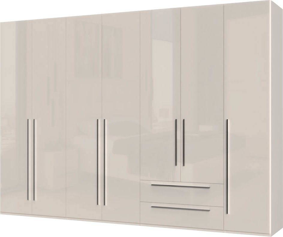 Places of Style Kleiderschrank »Piano«, beige, UV lackiert hochglänzend, Soft-Close Funktion in vielen Breiten