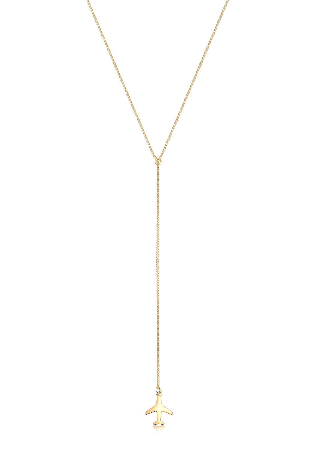 Elli Collierkettchen »Y-Kette Flugzeug Travel 925 Sterling Silber«