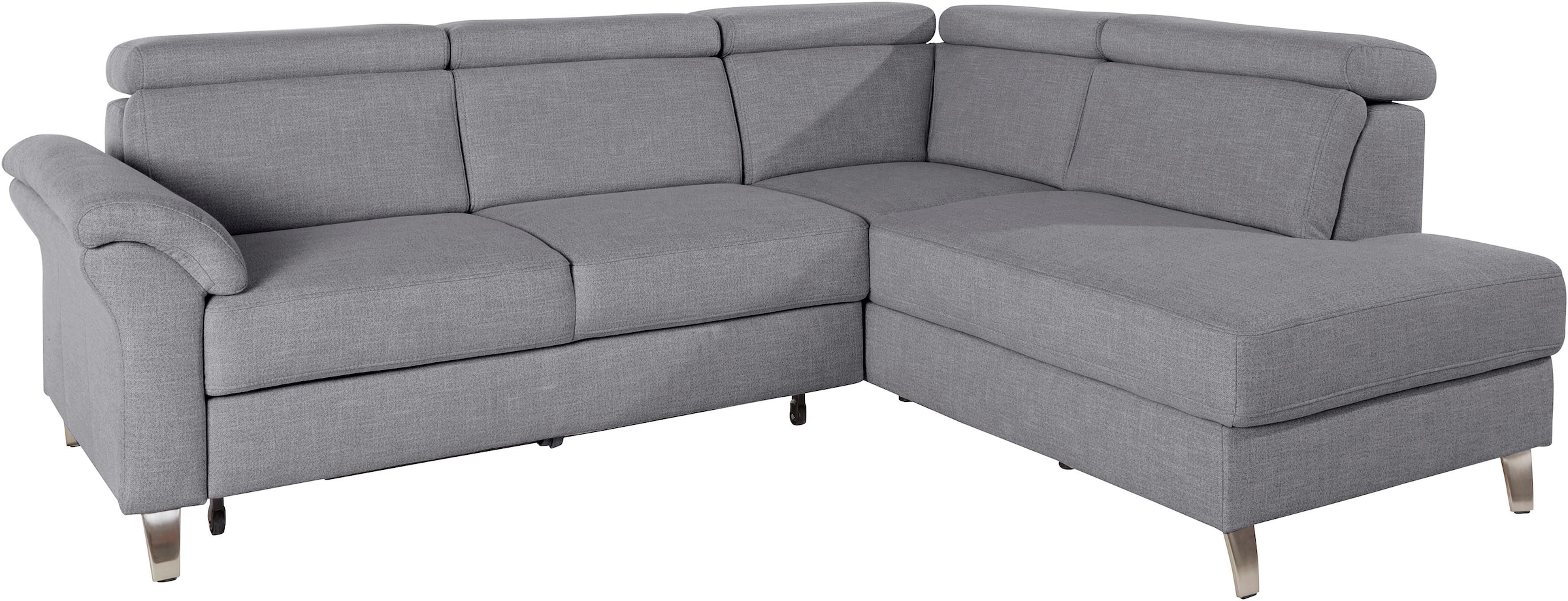 sit&more Ecksofa, inklusive Kopfteilverstellung, wahlweise mit Bettfunktion günstig online kaufen